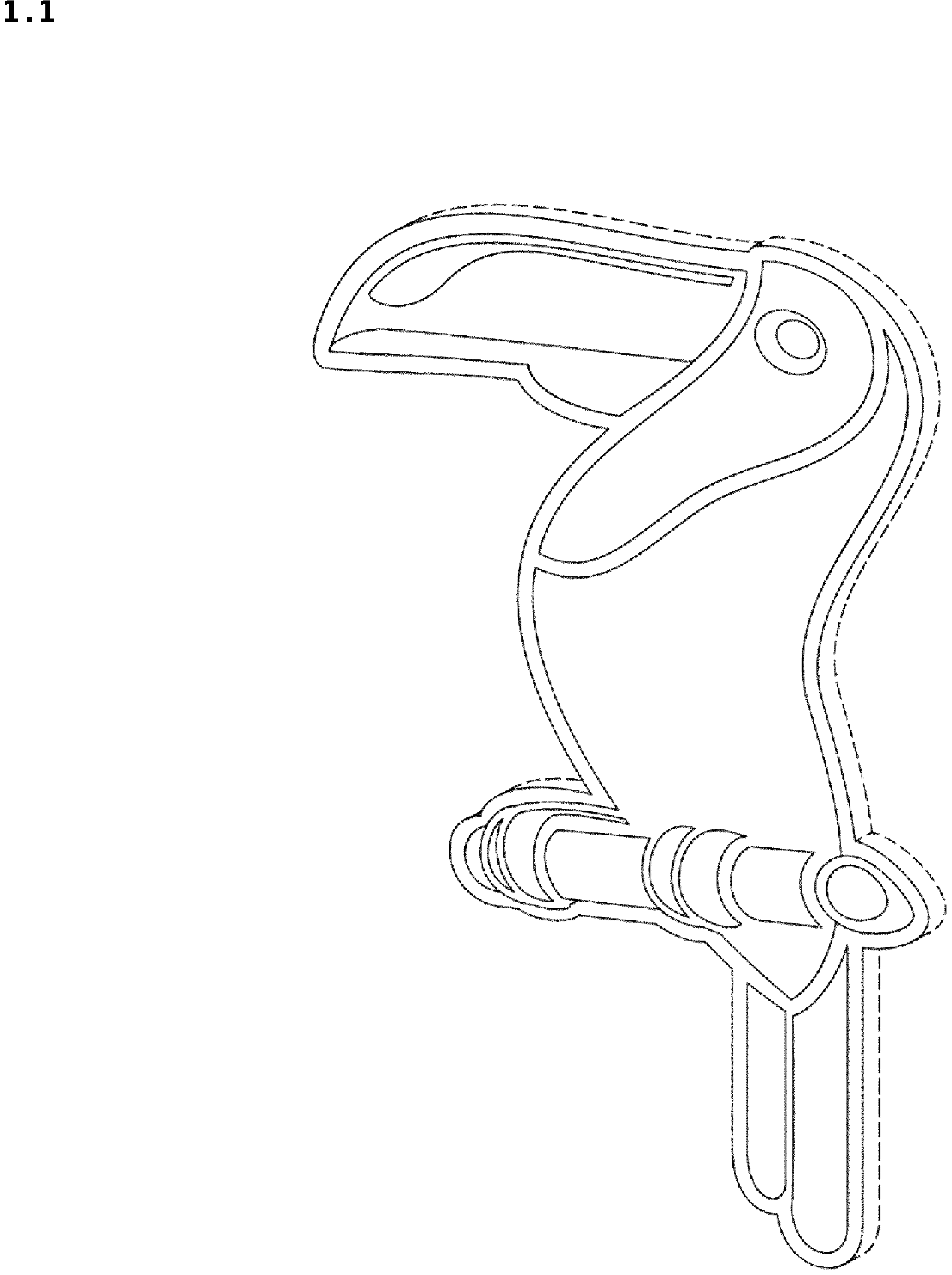 Patent USD1043409 — Article of adornment — Figure 1