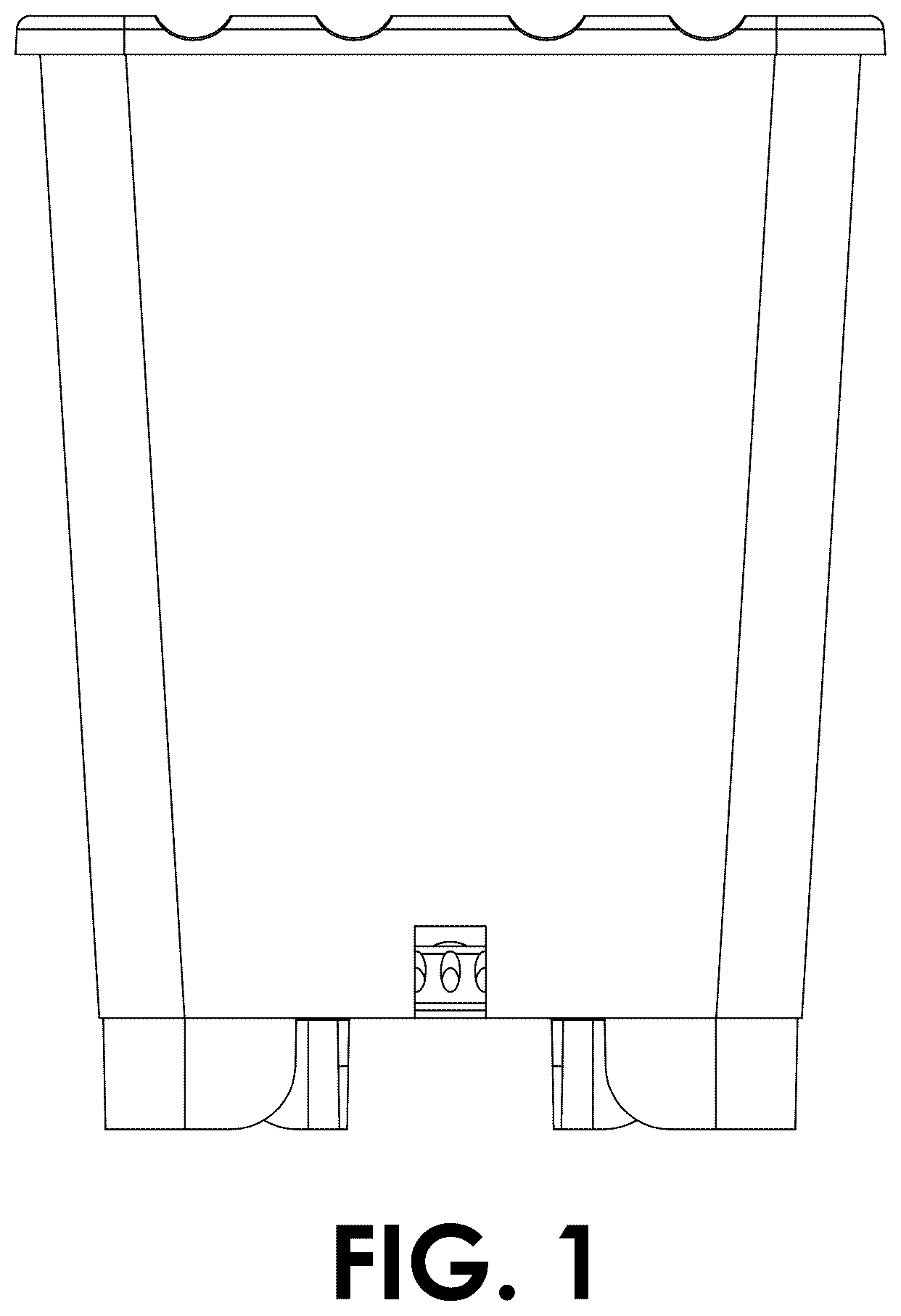 Patent USD1043424 Figure 1 – Pot