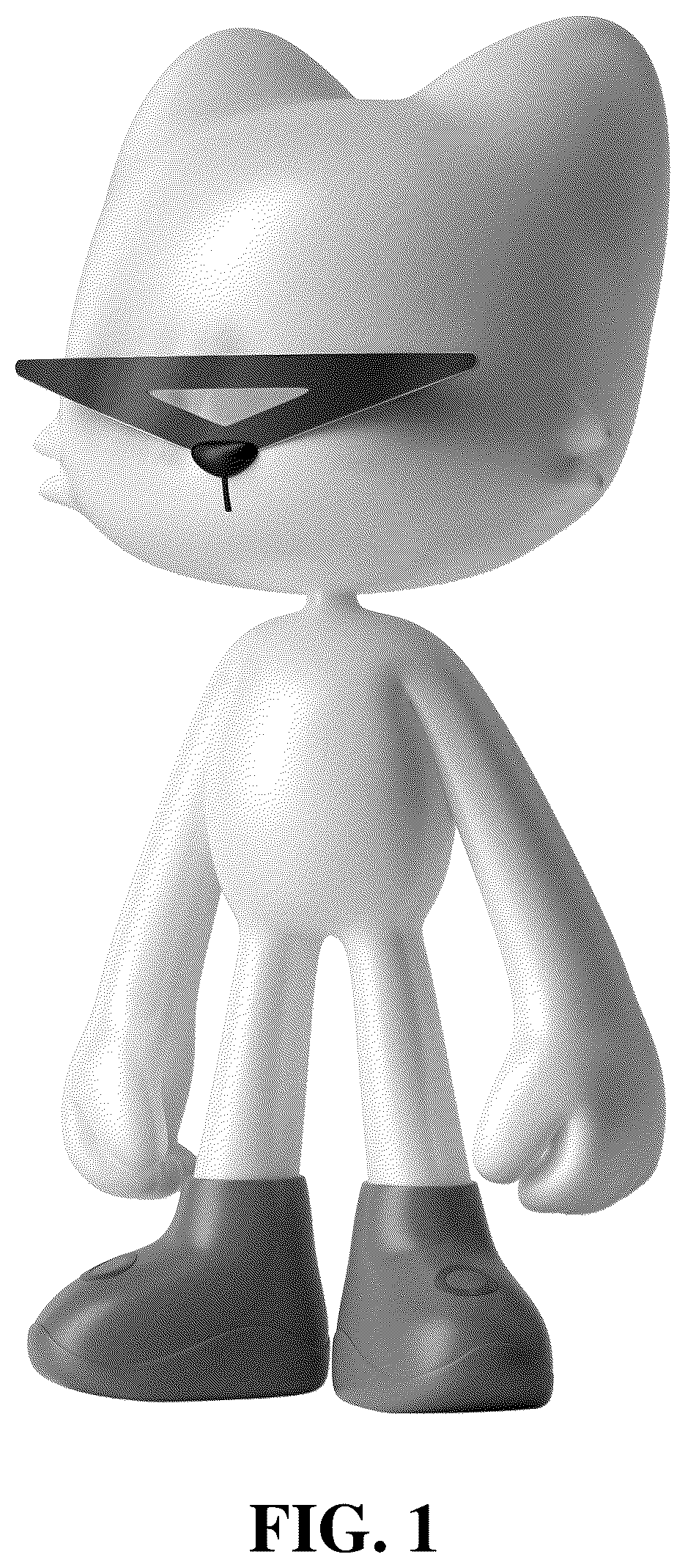 Patent USD1043425 Figure 1 – Mascot figure