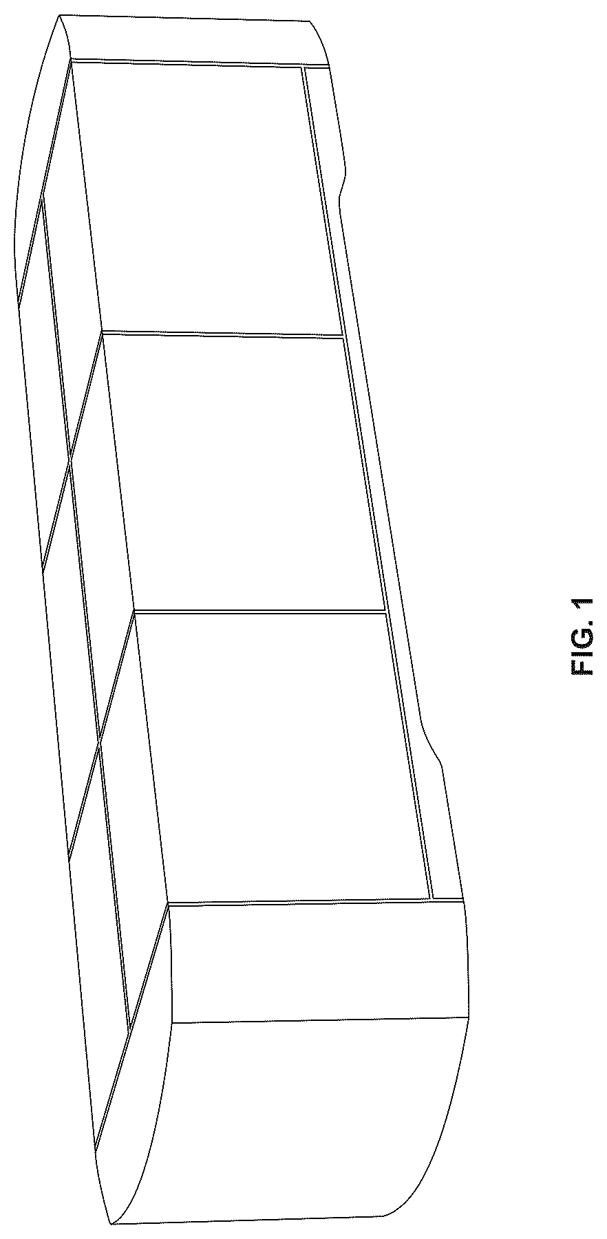 Patent USD1043428 — Delivery pod for autonomous vehicle — Figure 1