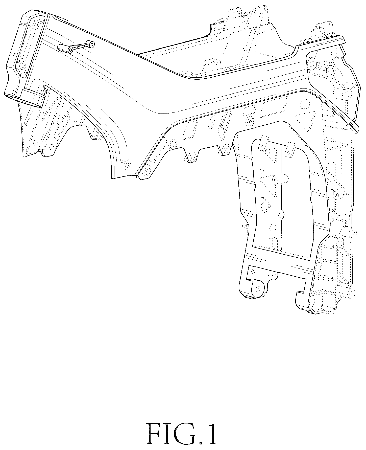 Patent USD1043446 — Motorcycle frame — Figure 1