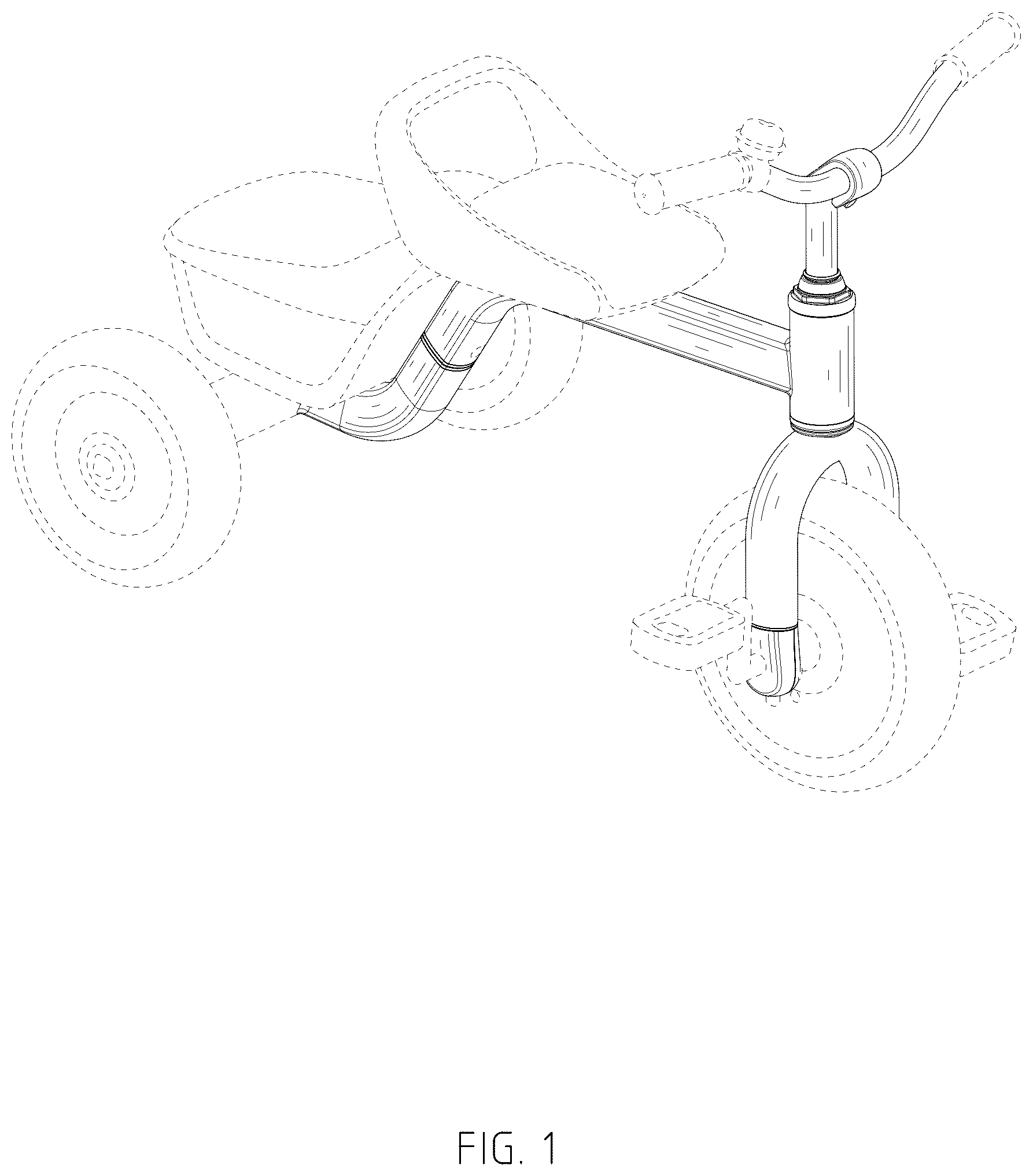 Patent USD1043451 — Children tricycle — Figure 1
