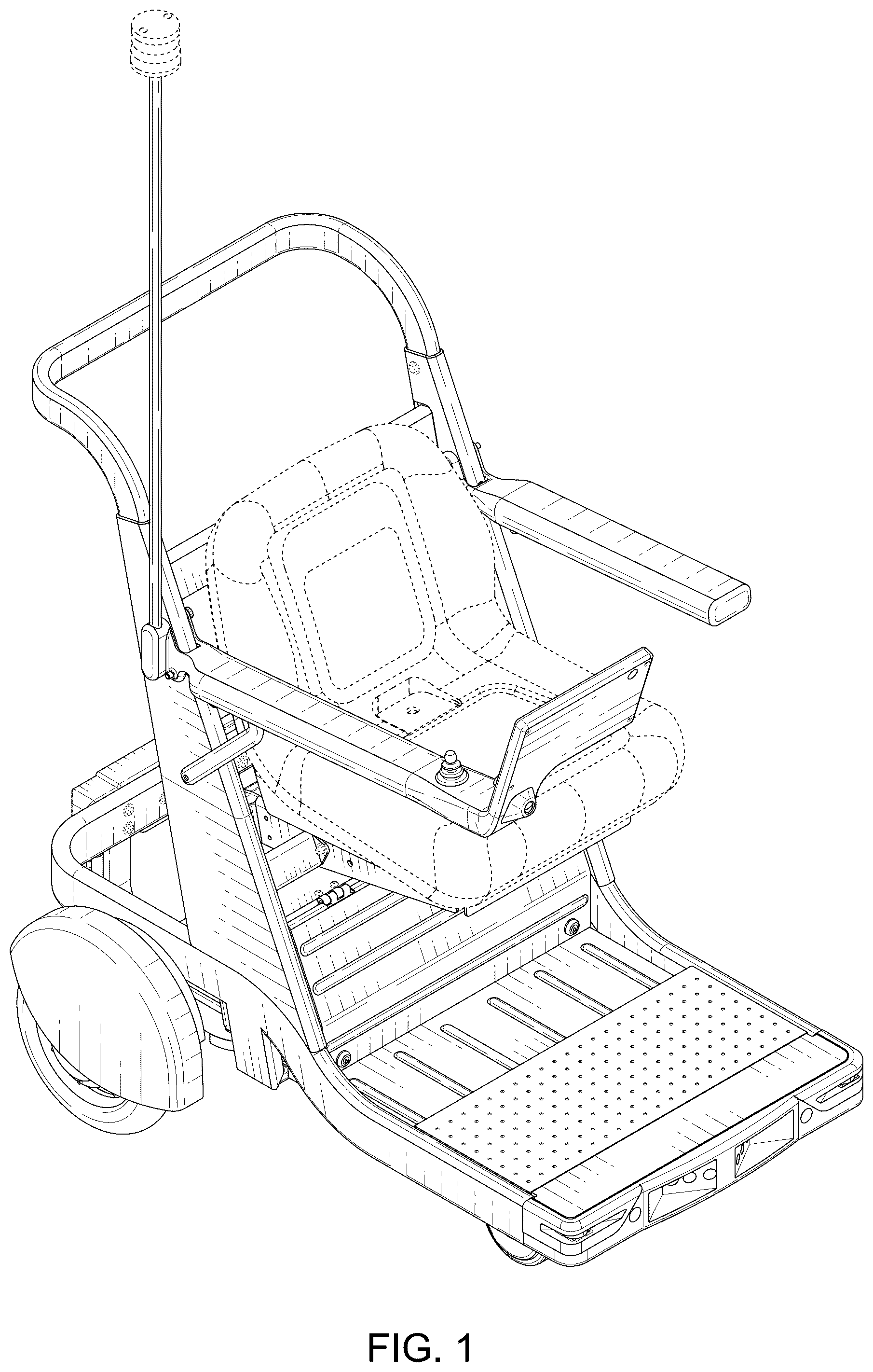 Patent USD1043456 — Smart wheelchair — Figure 1