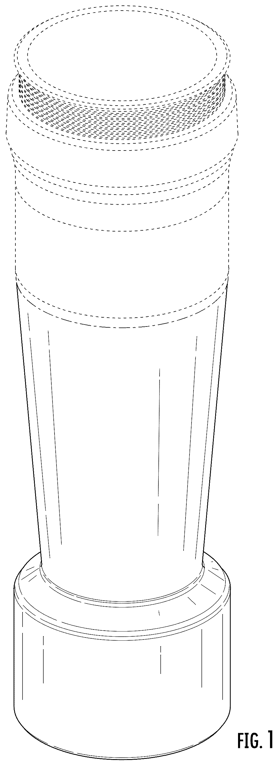 Patent USD1043458 — Rolling tube for an air strut — Figure 1