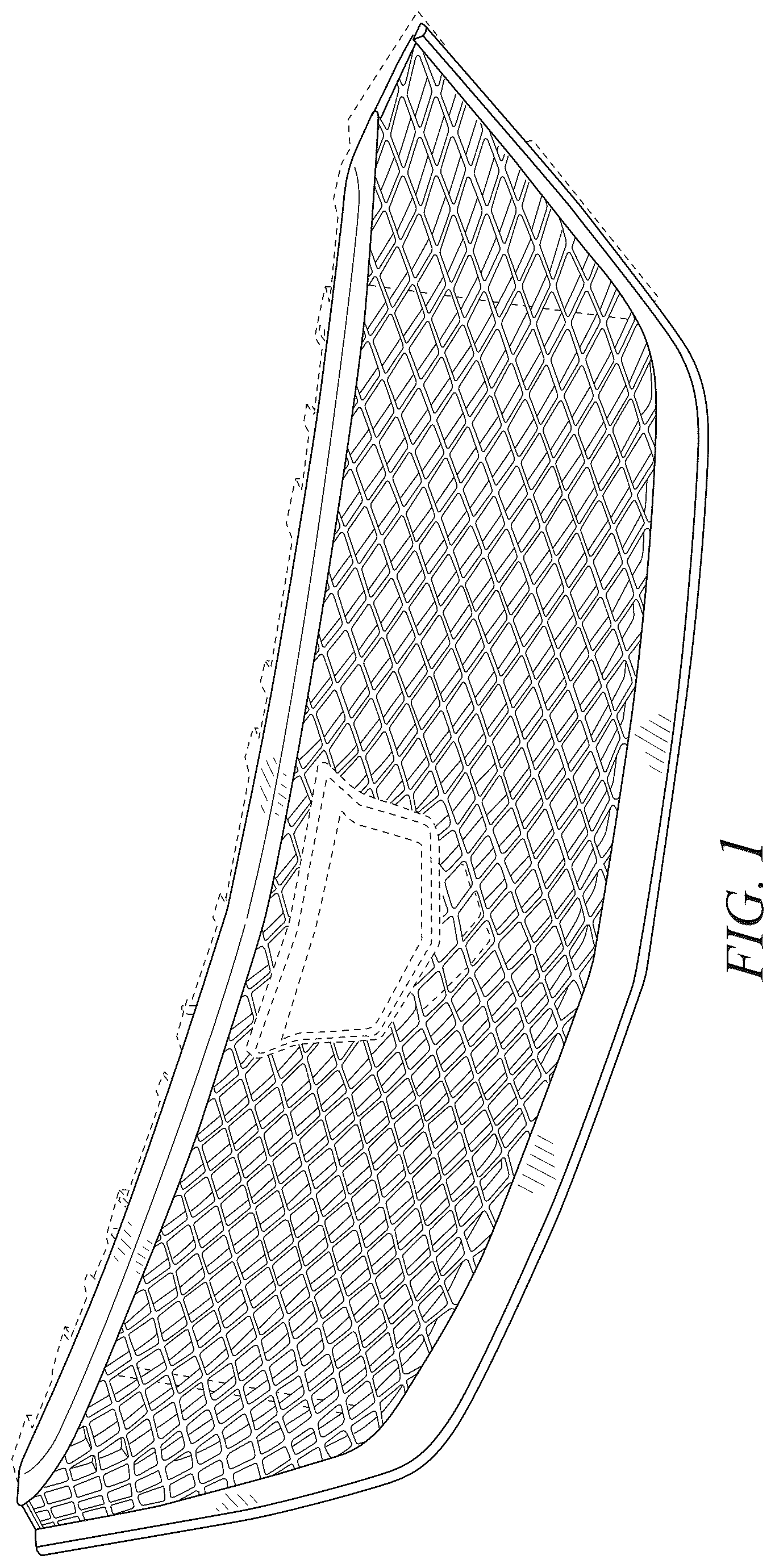 Patent USD1043471 — Vehicle grille — Figure 1