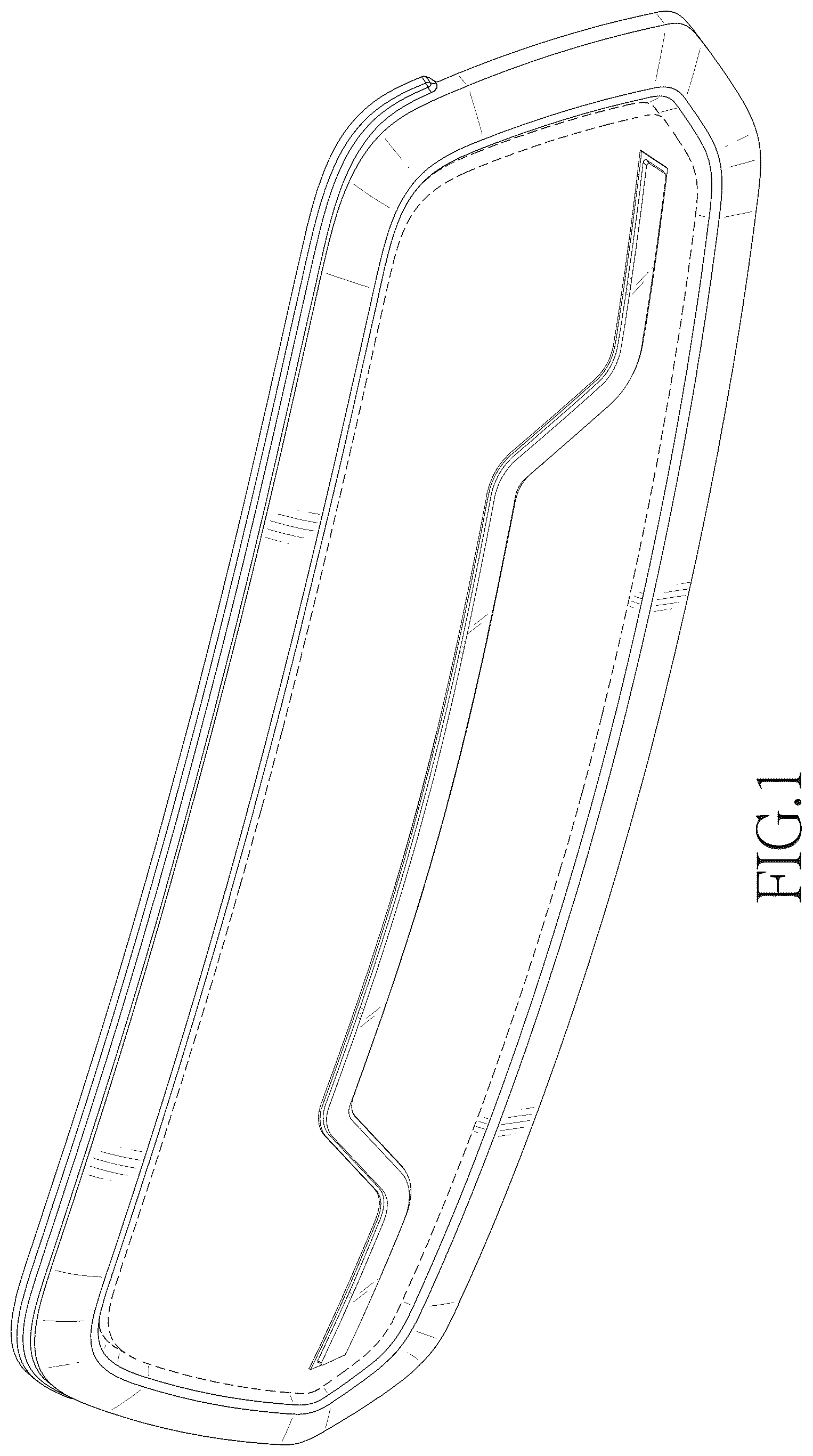 Patent USD1043472 Figure 1 – Decorative grille frame