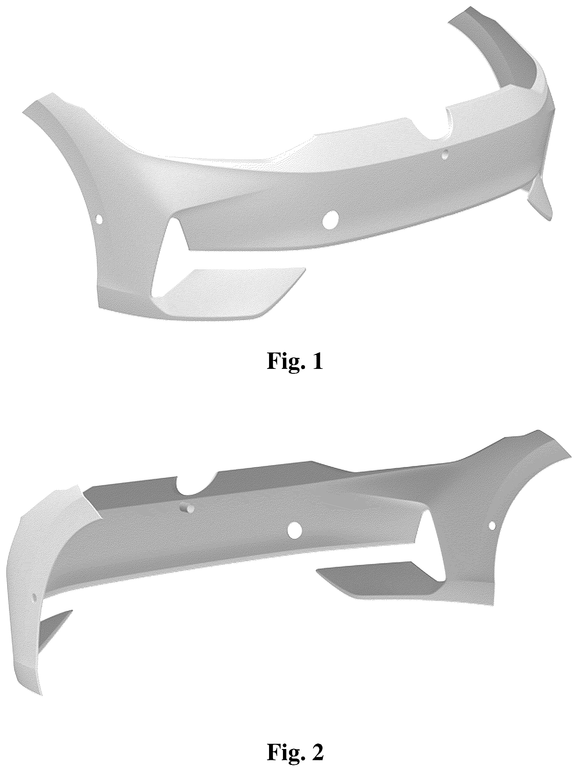 Patent USD1043474 — Vehicle bumper — Figure 1
