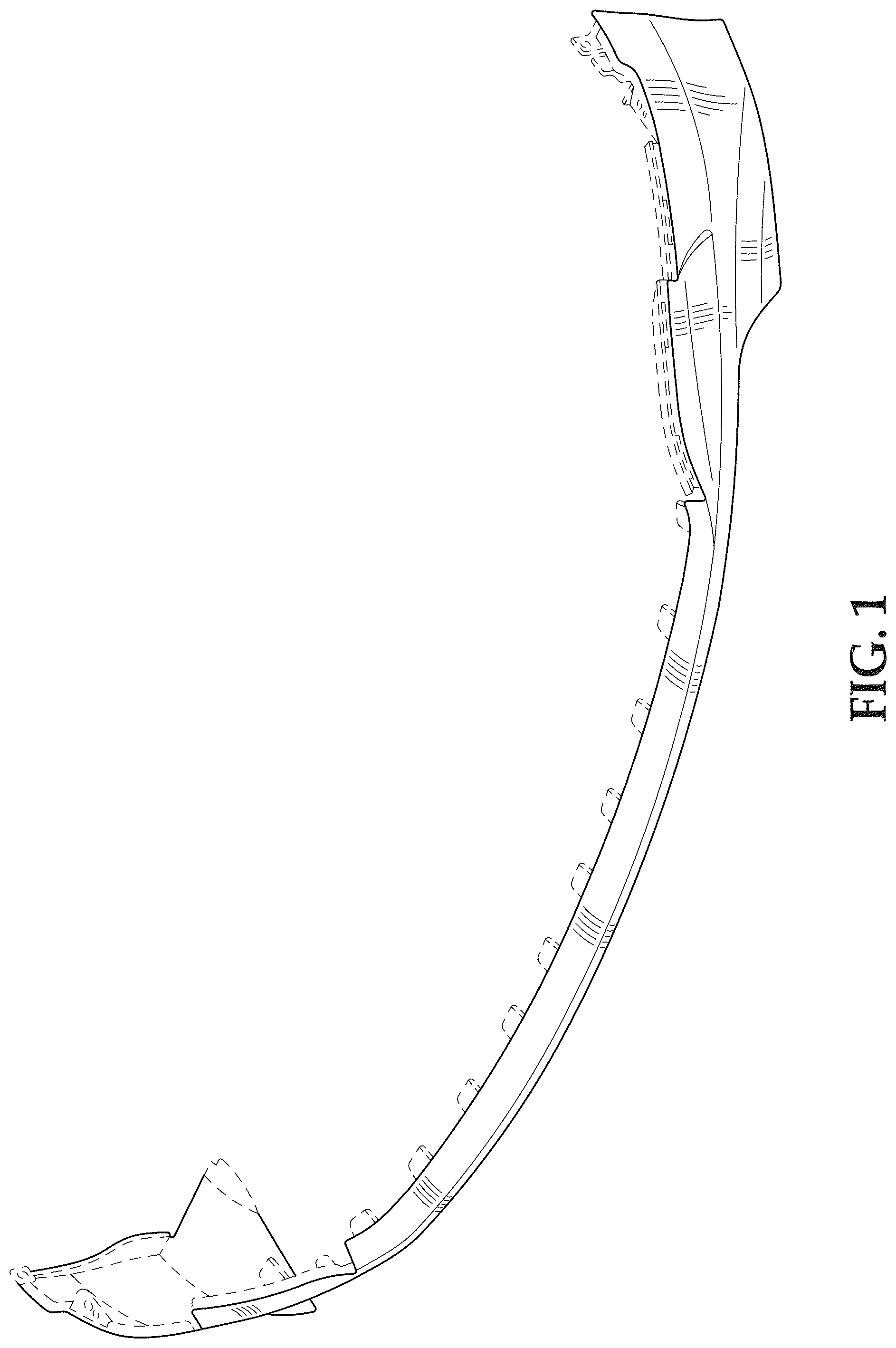 Patent USD1043479 — Vehicle front lower fascia — Figure 1