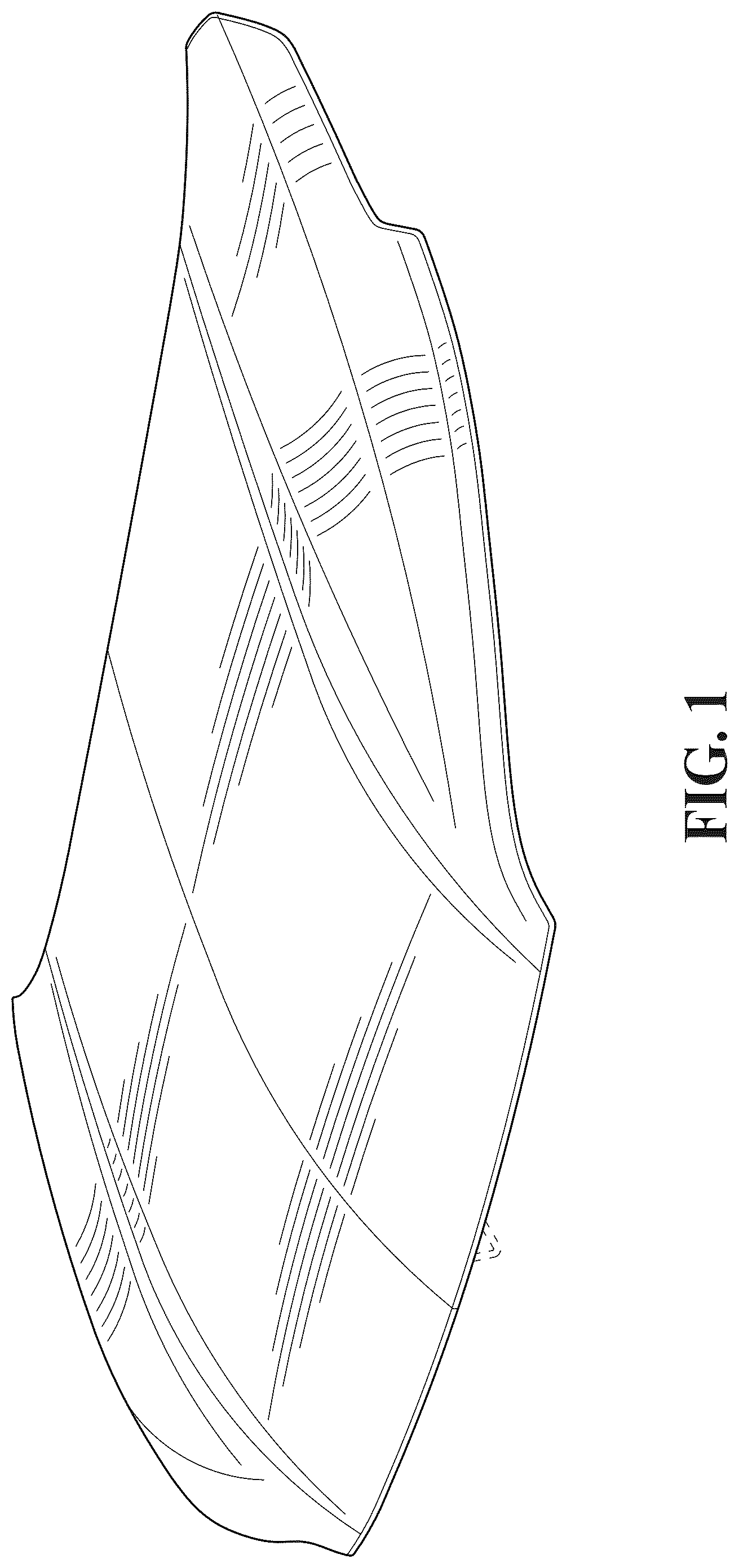 Patent USD1043487 — Vehicle hood — Figure 1
