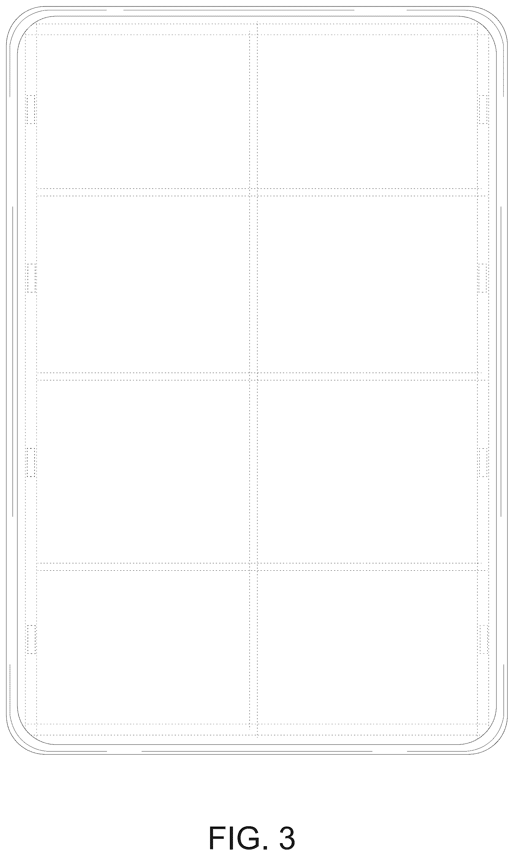 Patent USD1043490 Figure 3 – RV window shade cover