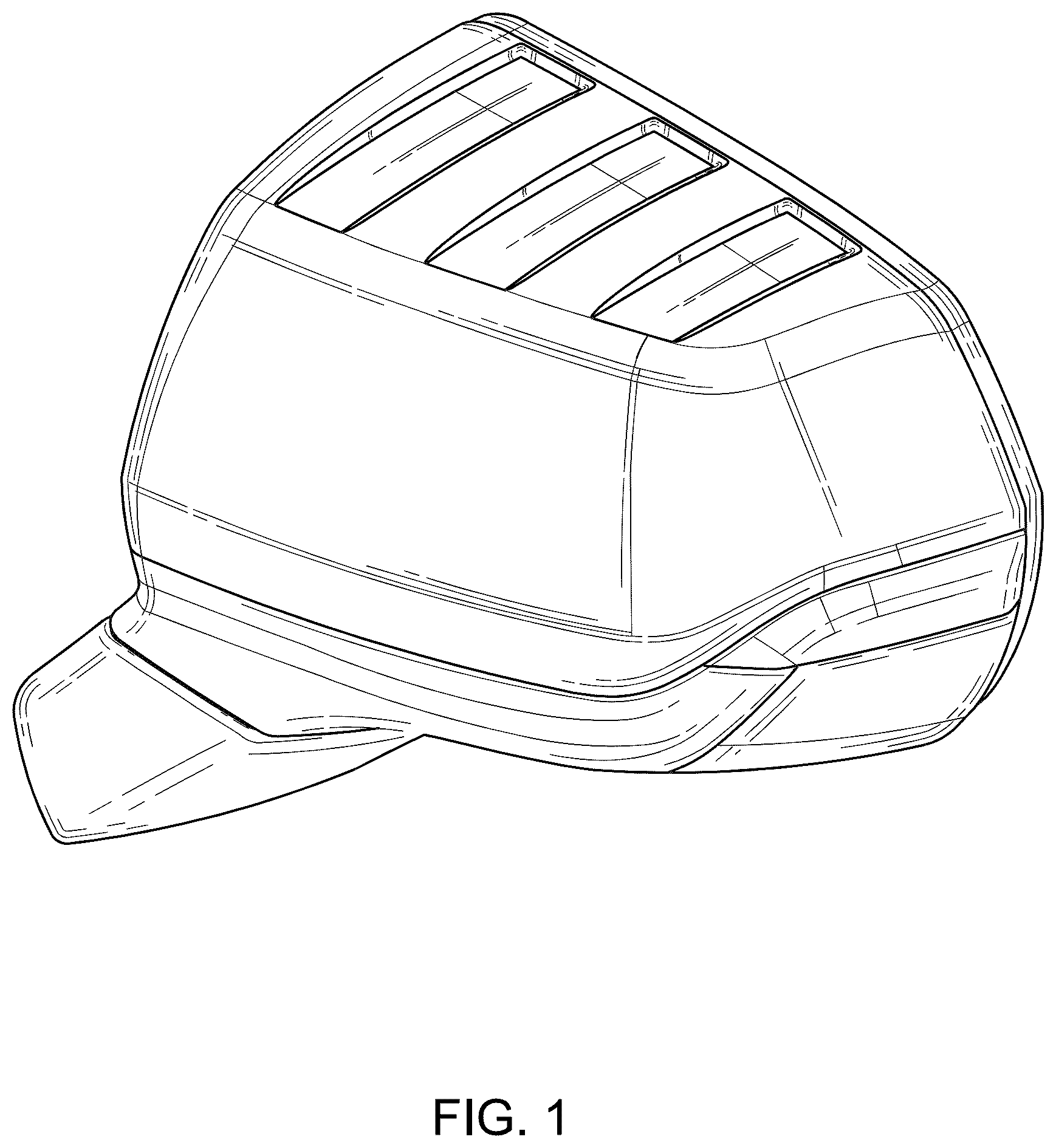 Patent USD1043492 Figure 1 – Vehicle mirror
