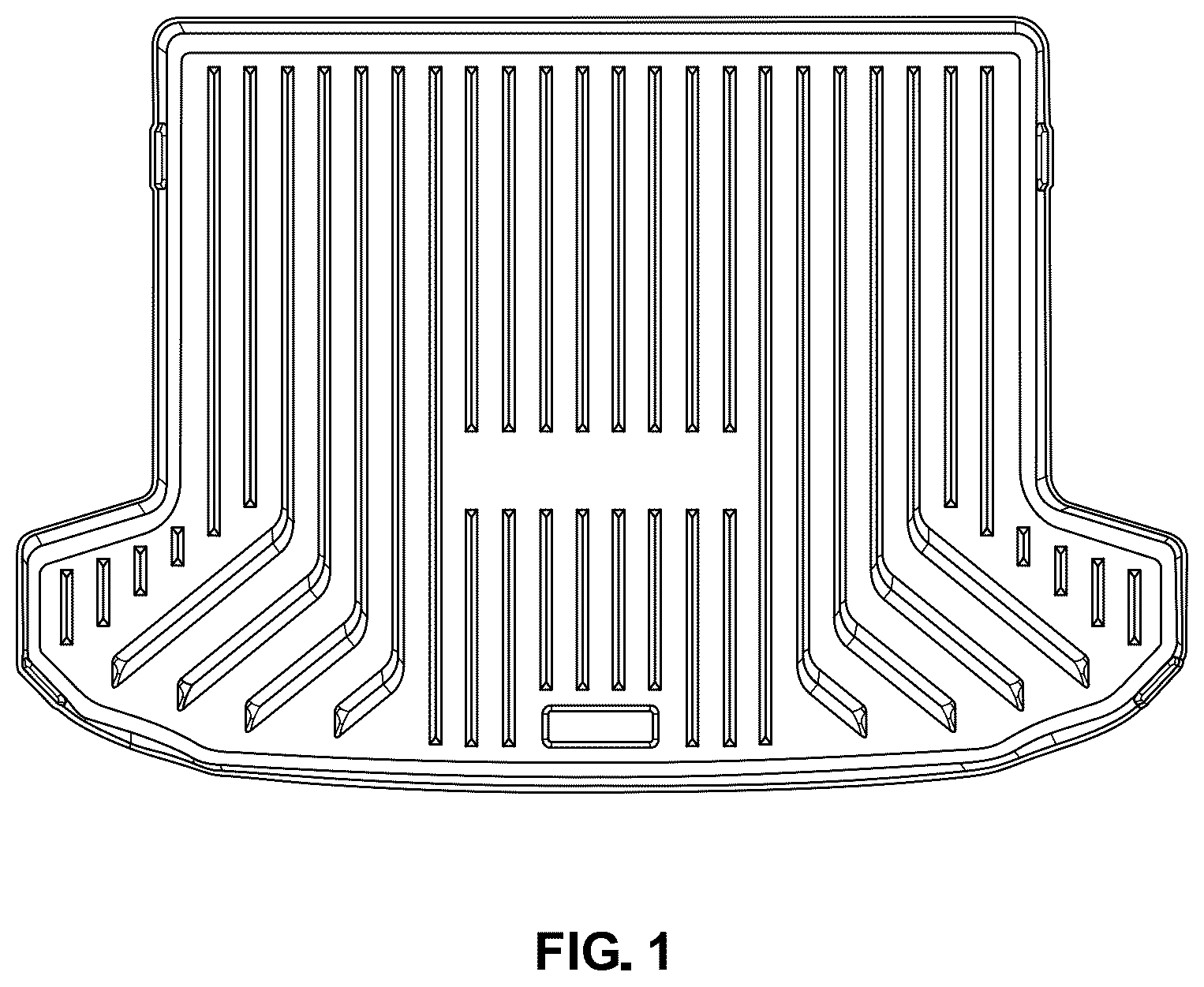 Patent USD1043497 — Vehicle floor mat — Figure 1