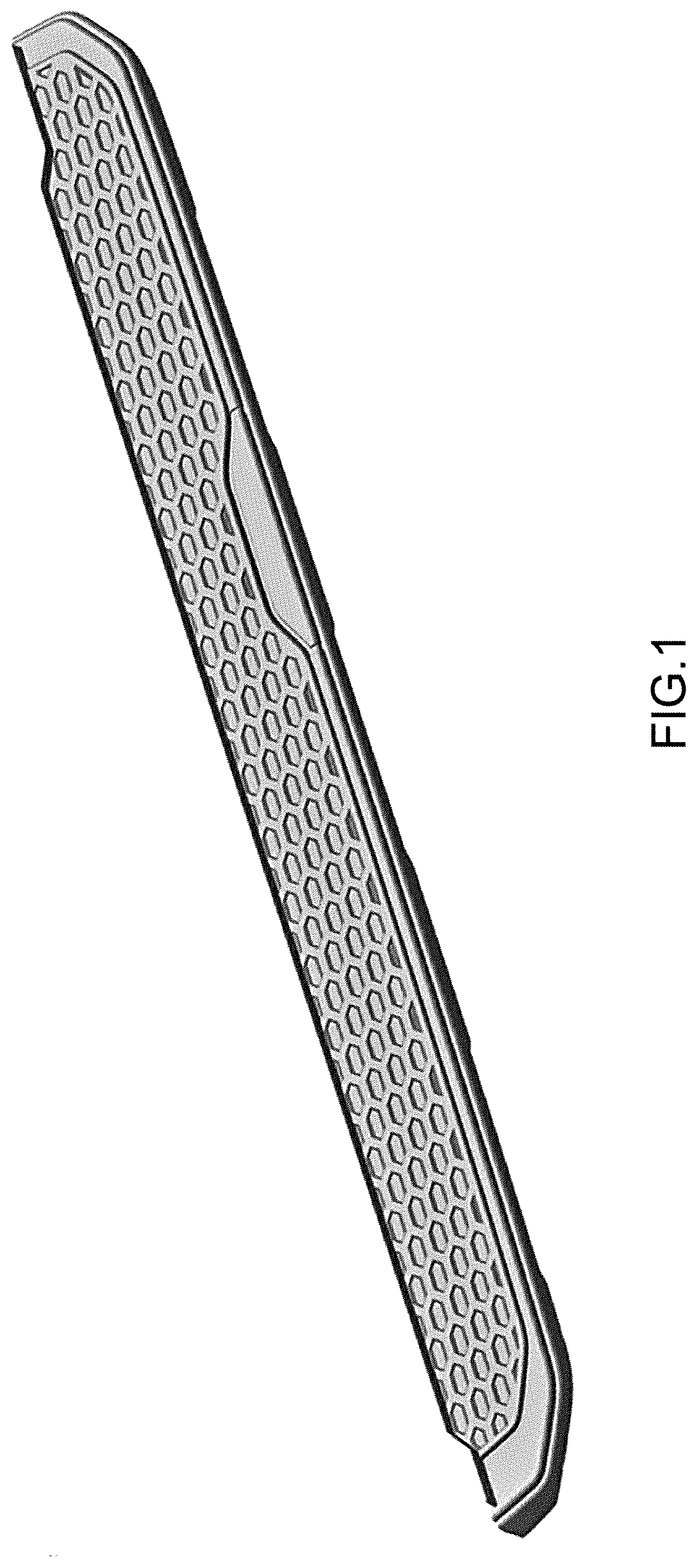 Patent USD1043498 — Running board for a vehicle — Figure 1