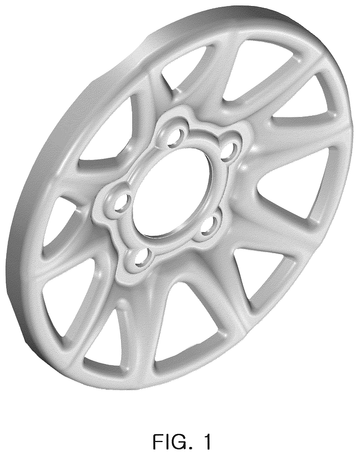 Patent USD1043509 Figure 1 – Wheel disc for a vehicle