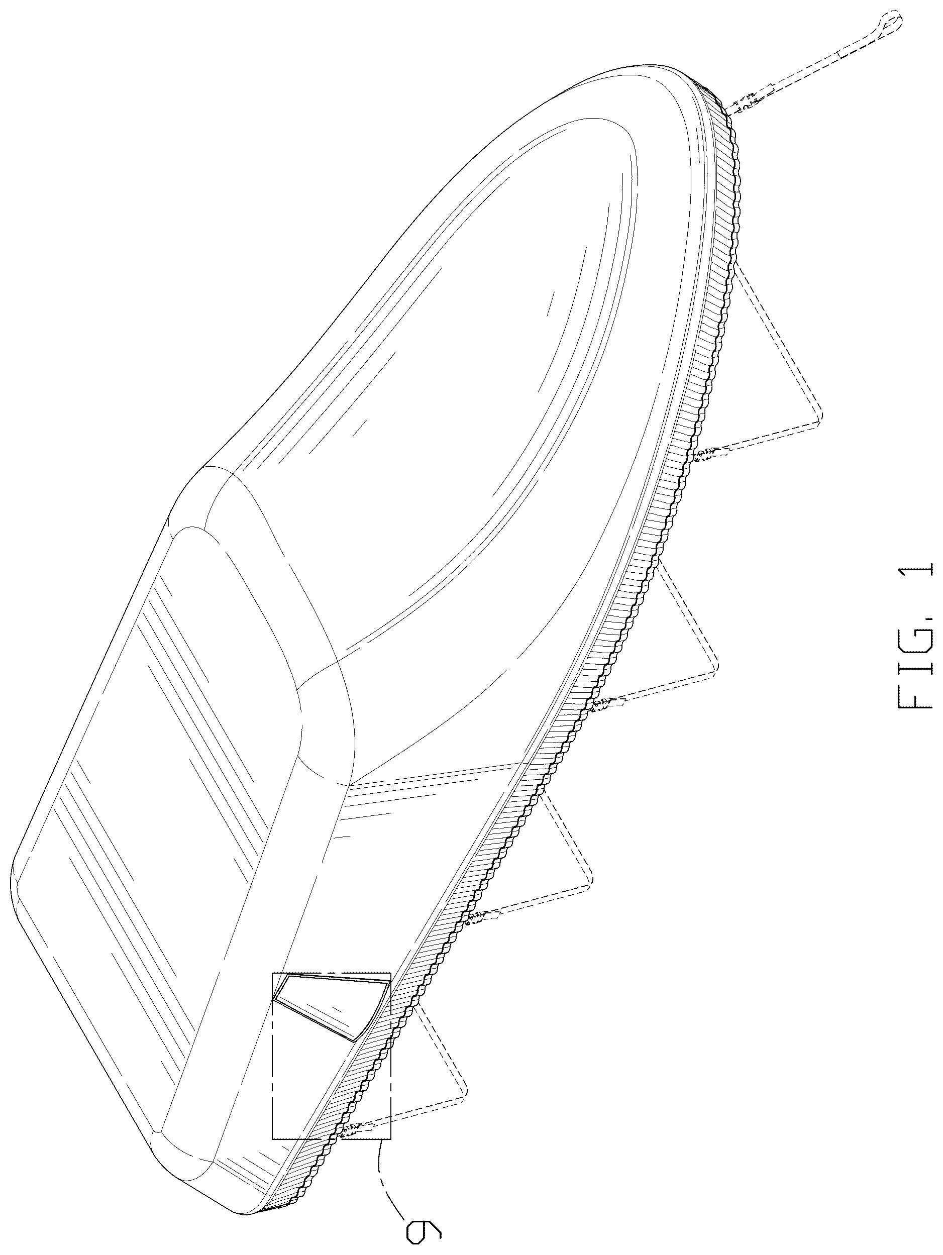 Patent USD1043525 — Boat cover — Figure 1
