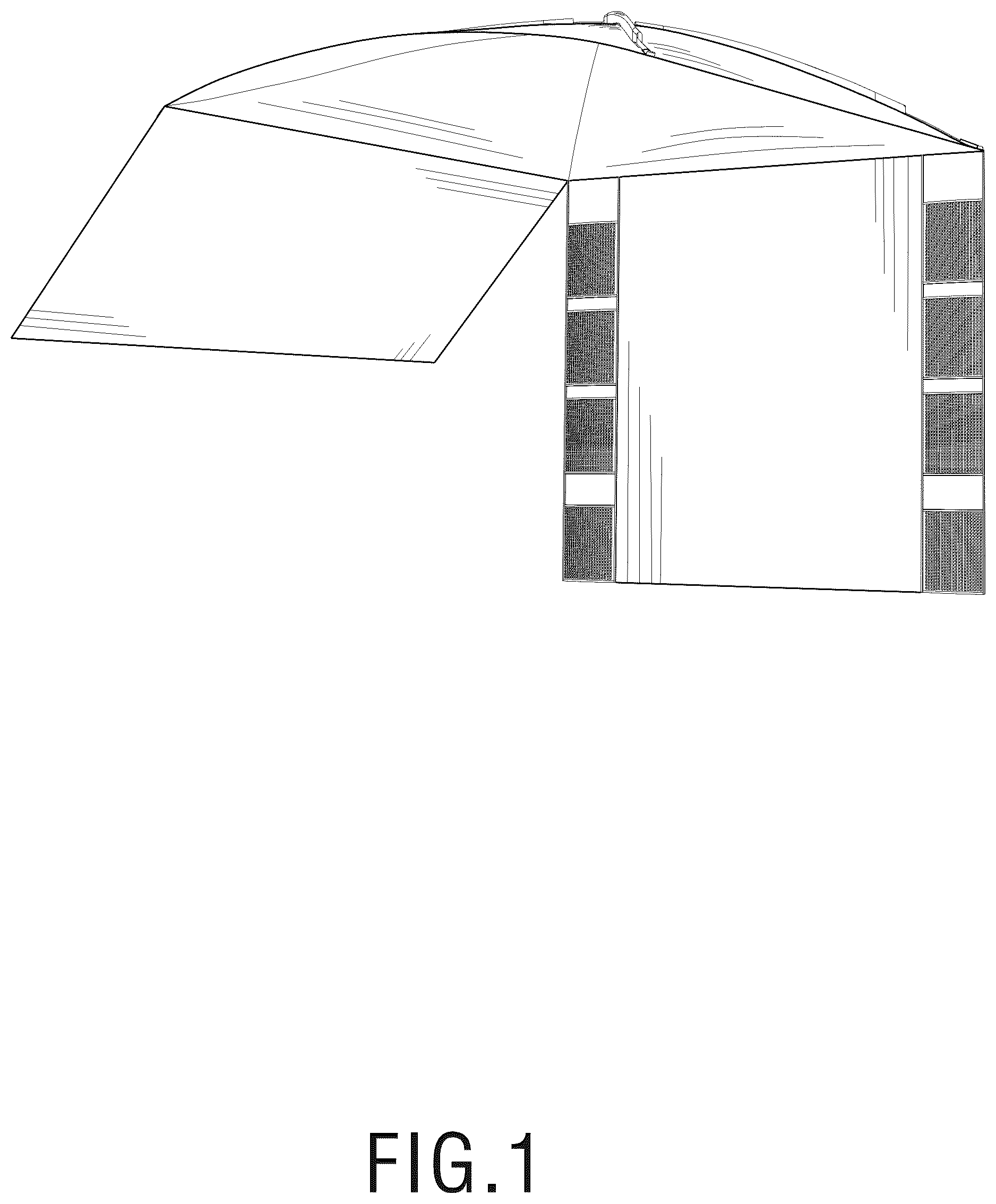 Patent USD1043526 — Car awning — Figure 1