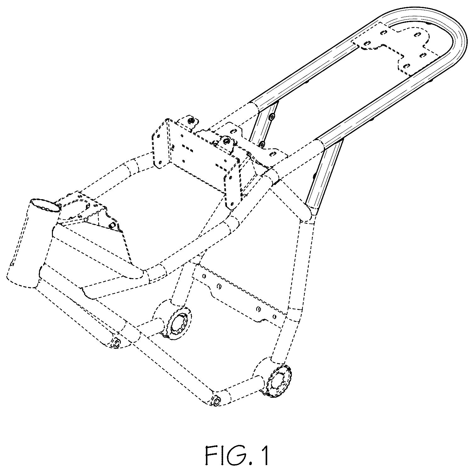 Patent USD1043530 — Motorcycle frame tail — Figure 1