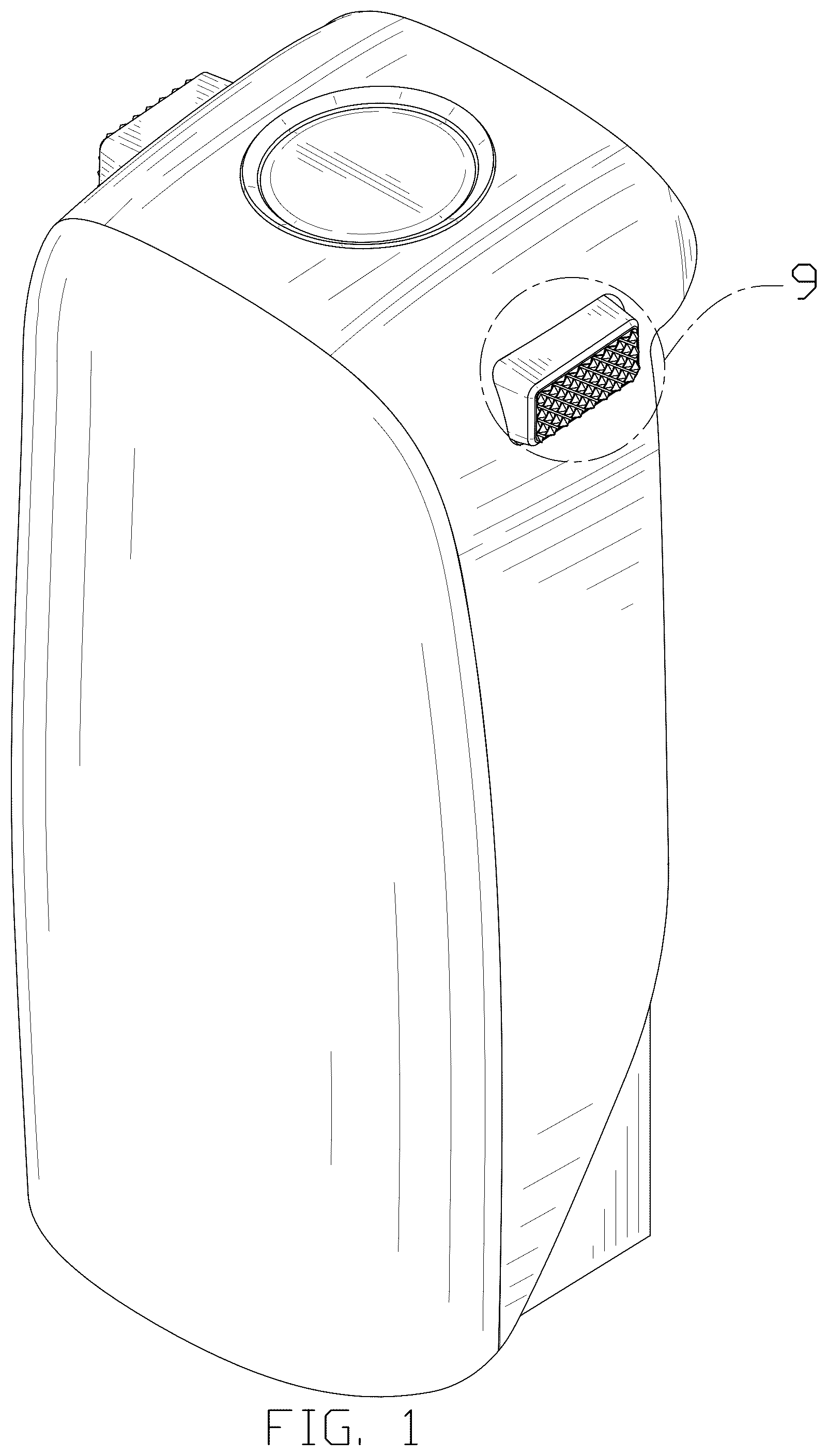 Patent USD1043551 — Battery — Figure 1