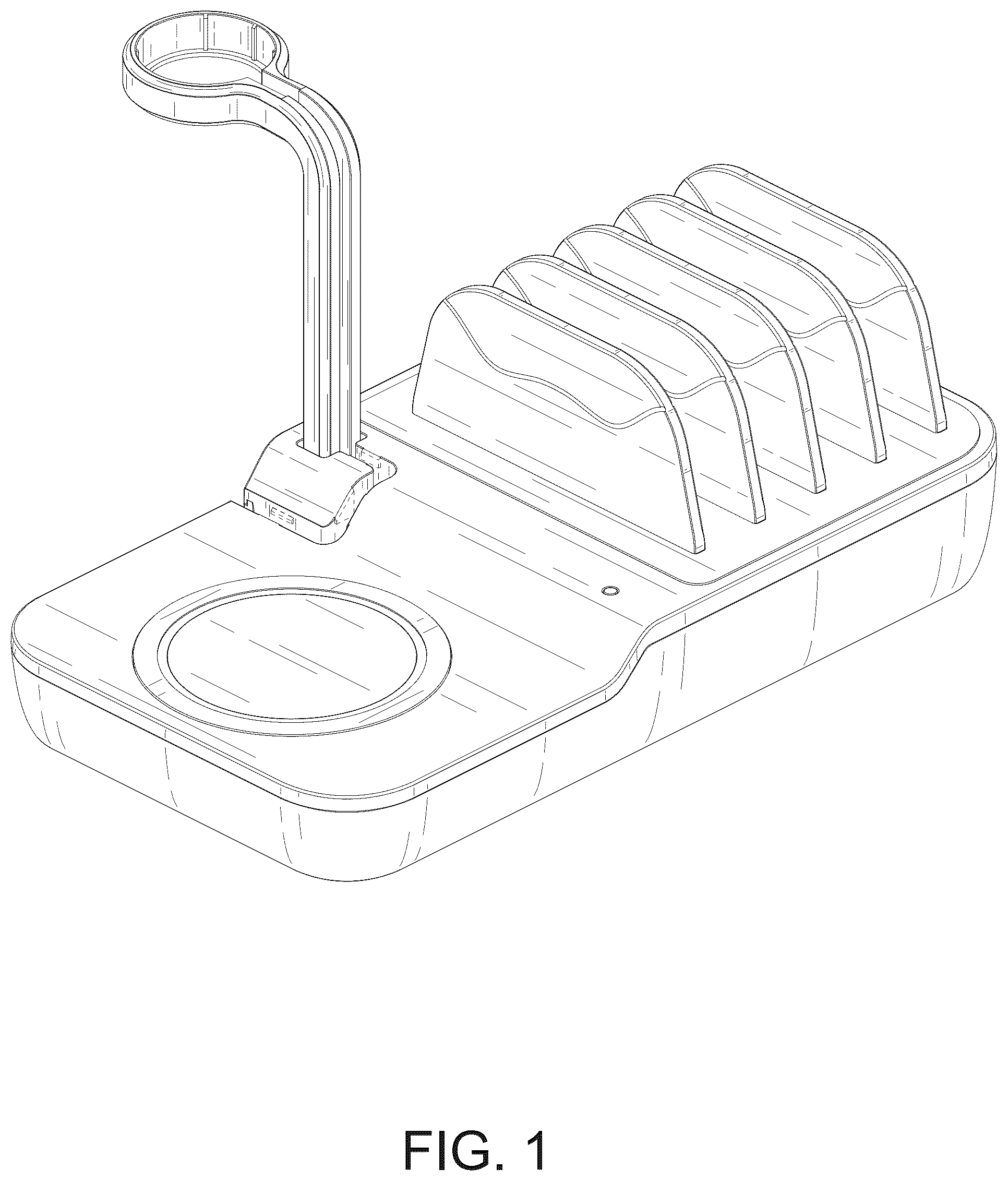 Patent USD1043564 Figure 1 – Wireless charger