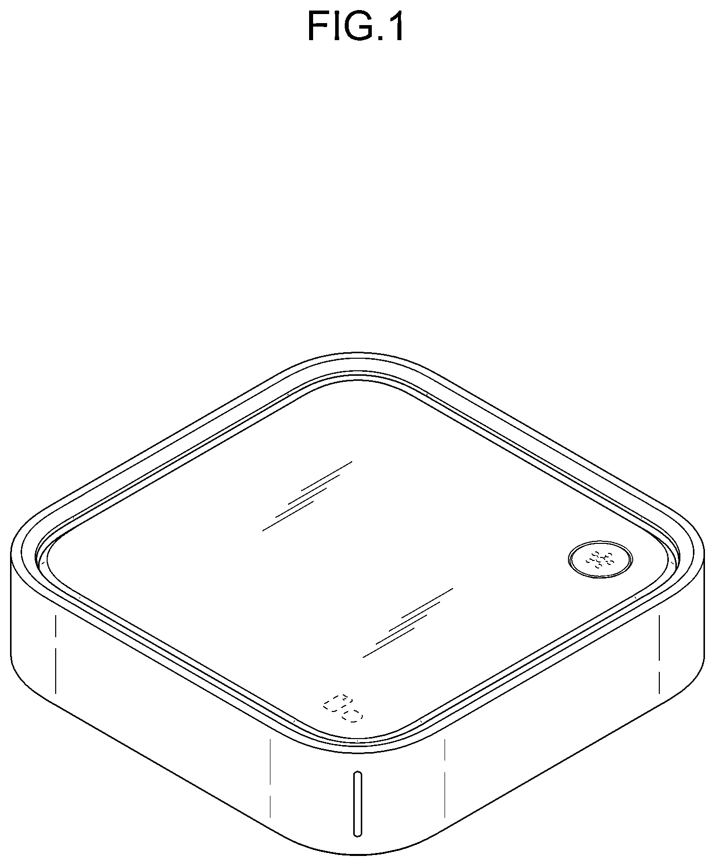 Patent USD1043566 — Wireless charger — Figure 1