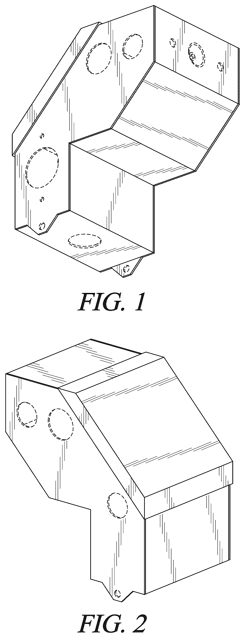 Patent USD1043589 Figure 1 – Combined mounting and junction box