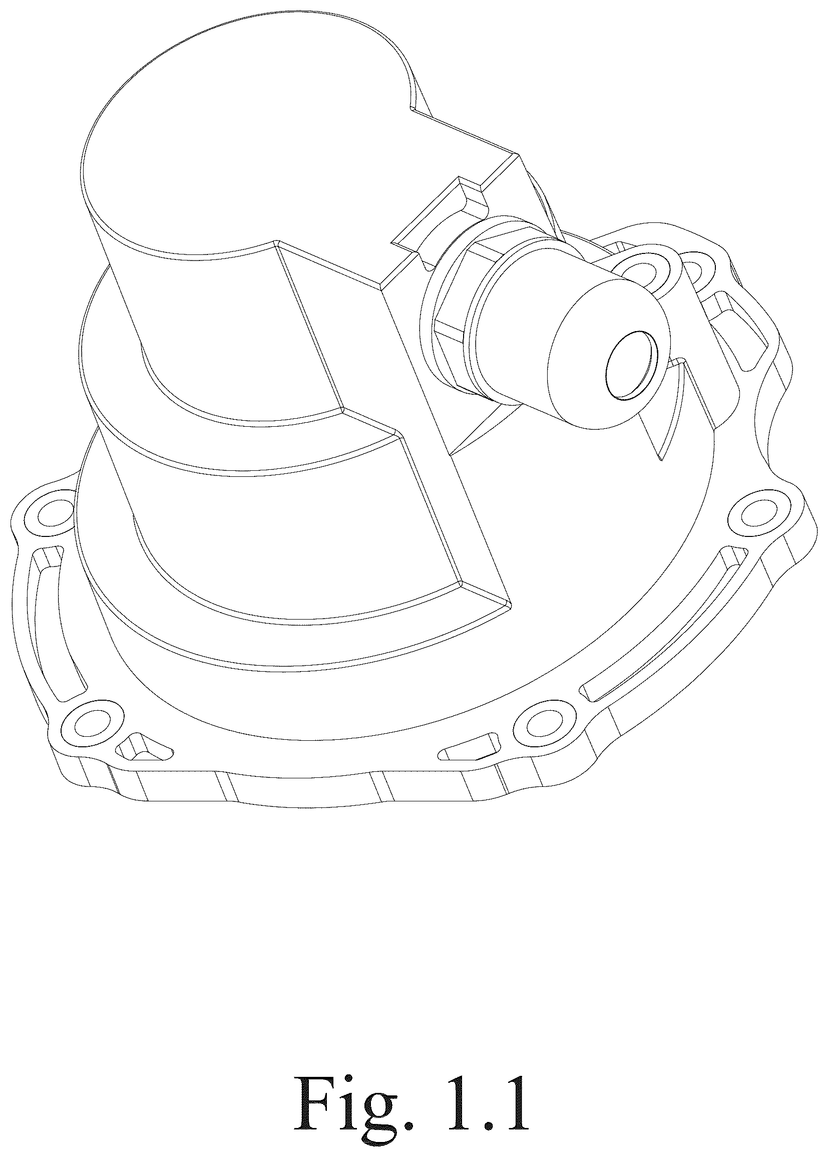 Patent USD1043592 — Emergency electric power switch with terminal hood — Figure 1