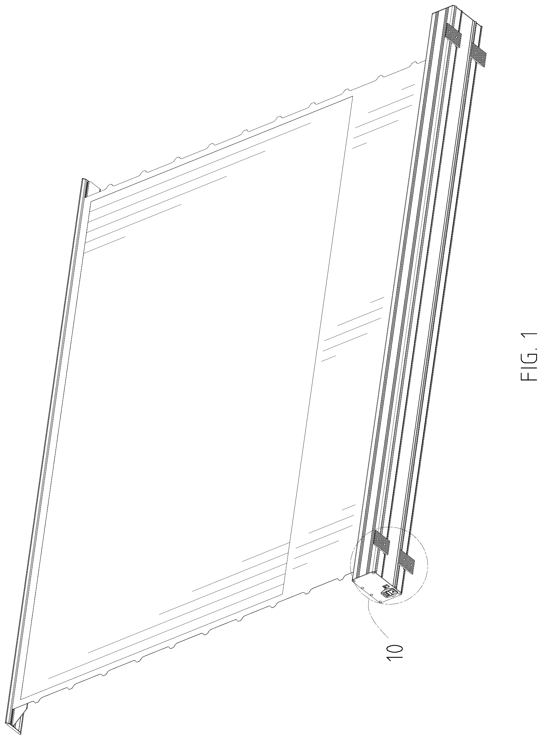 Patent USD1043597 — Projection screen — Figure 1