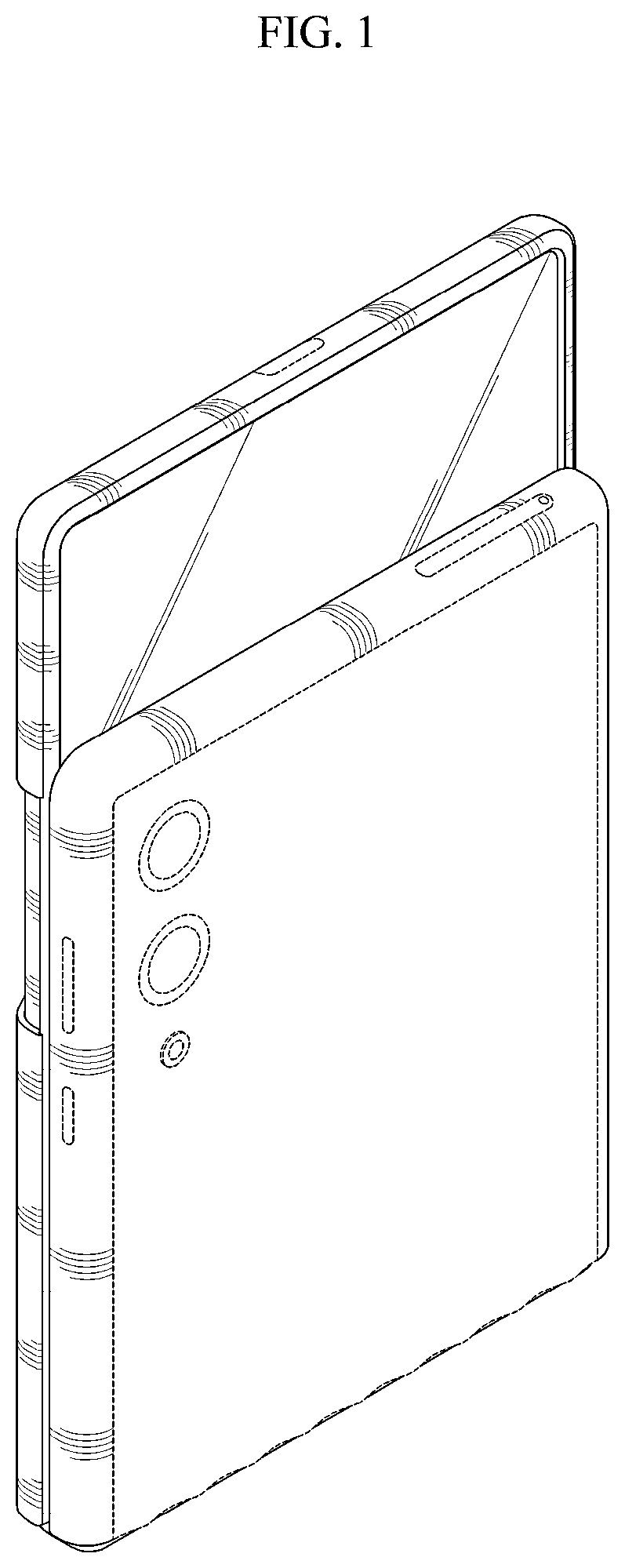 Patent USD1043600 — Display device — Figure 1