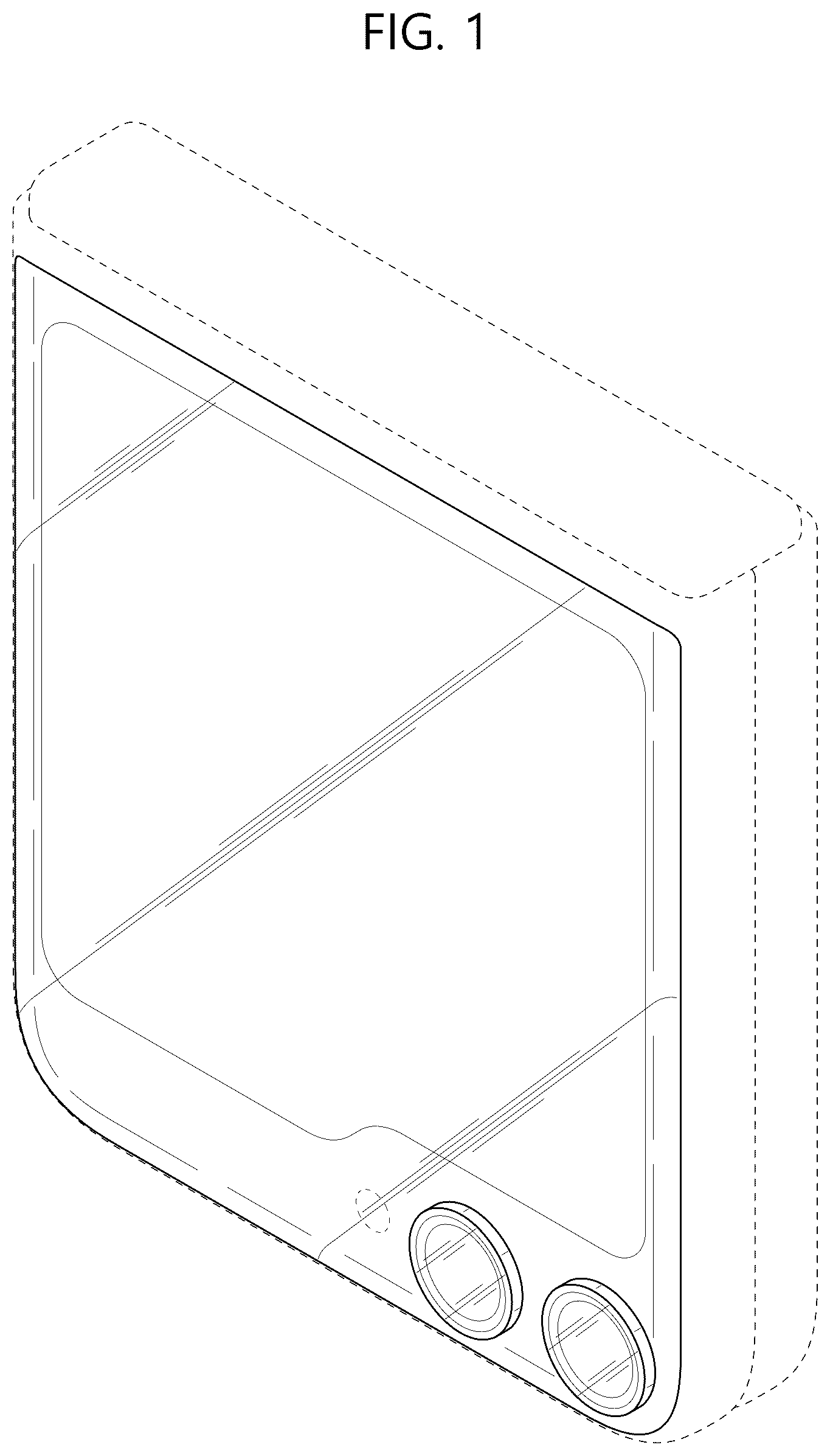 Patent USD1043602 — Electronic device — Figure 1