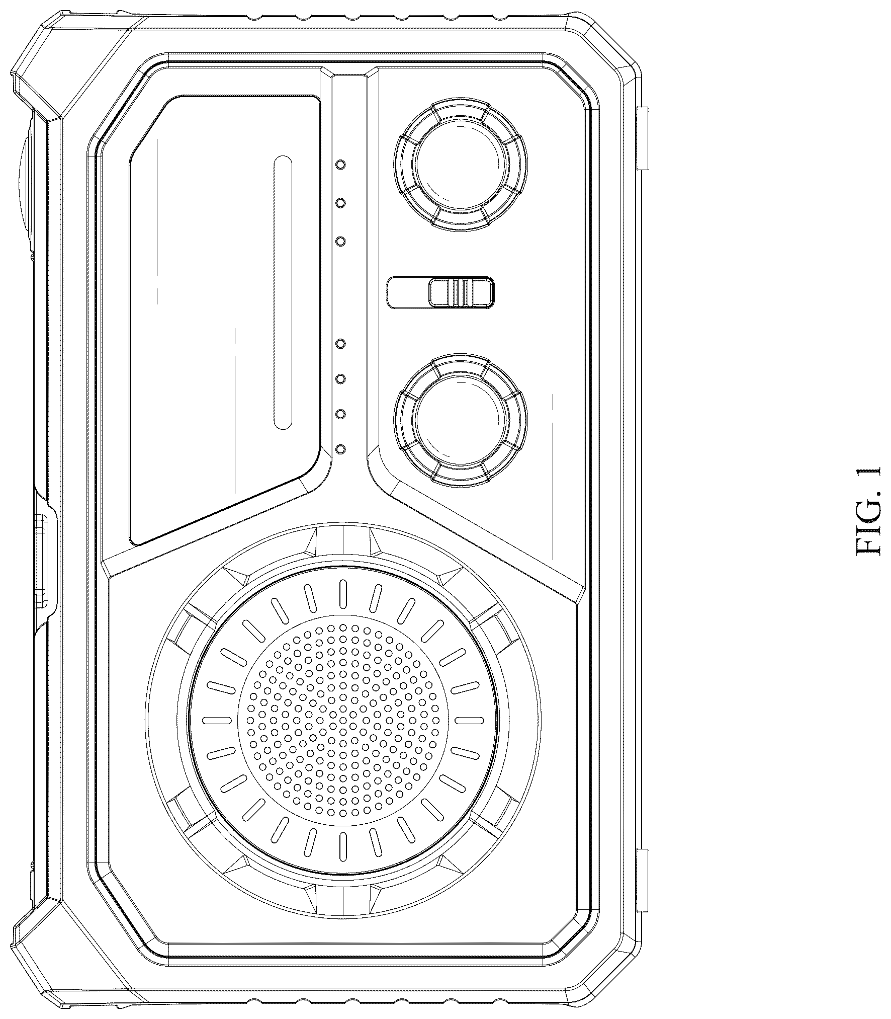 Patent USD1043608 — Radio — Figure 1