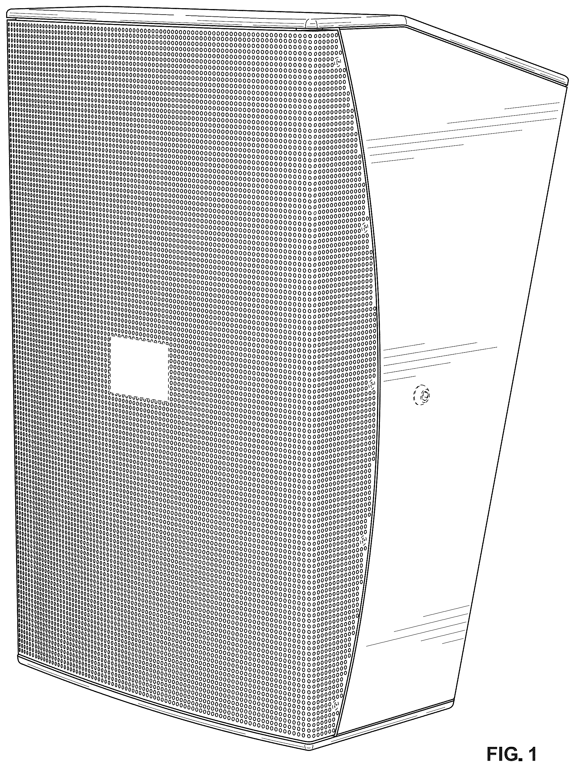Patent USD1043610 — Speaker — Figure 1