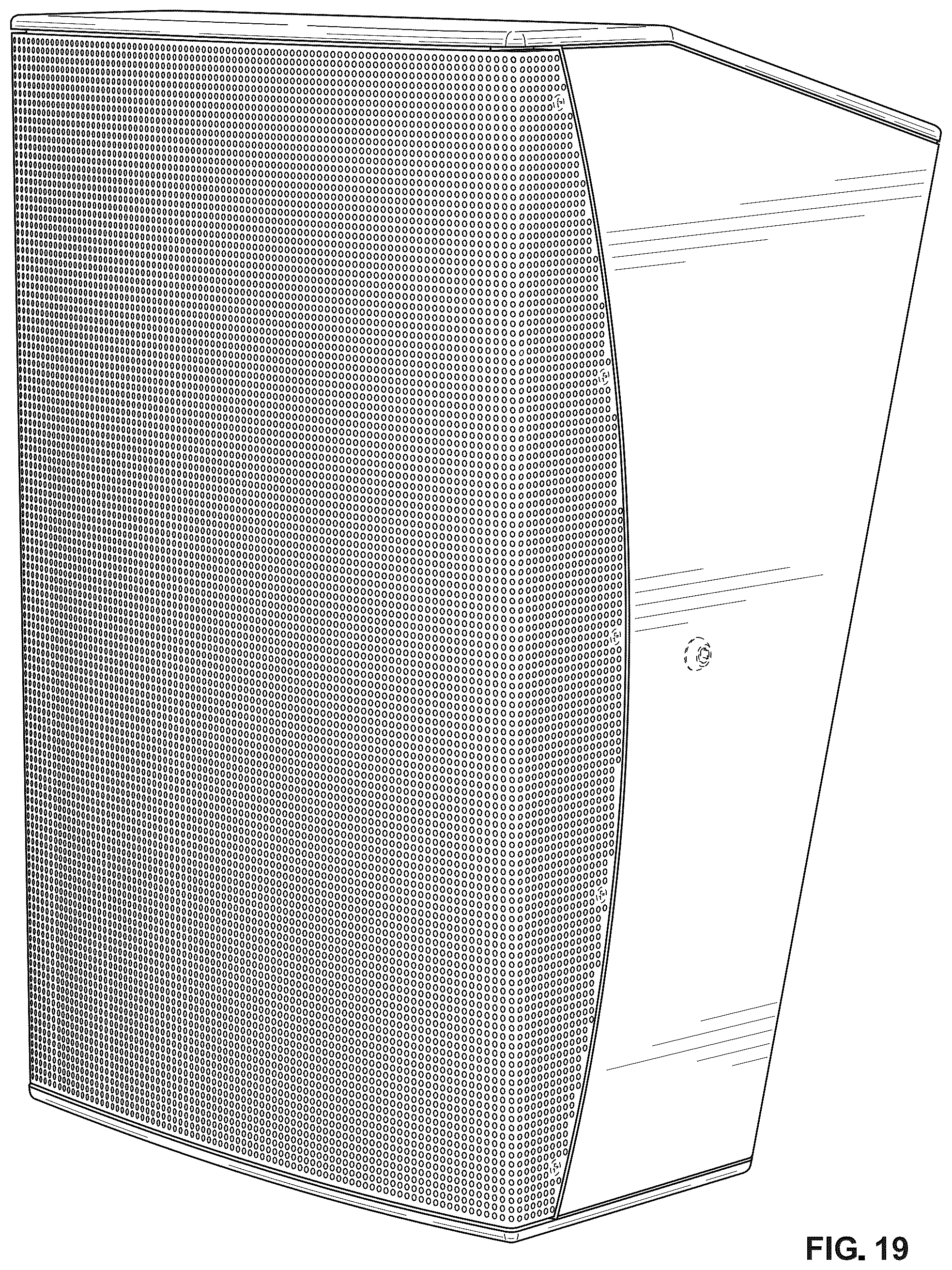 Patent USD1043610 Figure 19 – Speaker