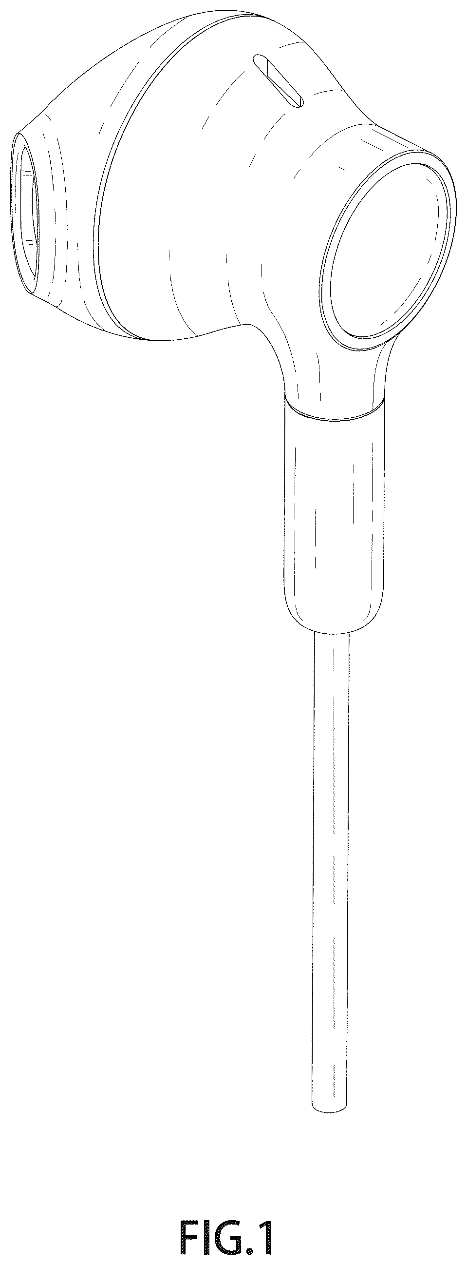 Patent USD1043611 — Earphone — Figure 1