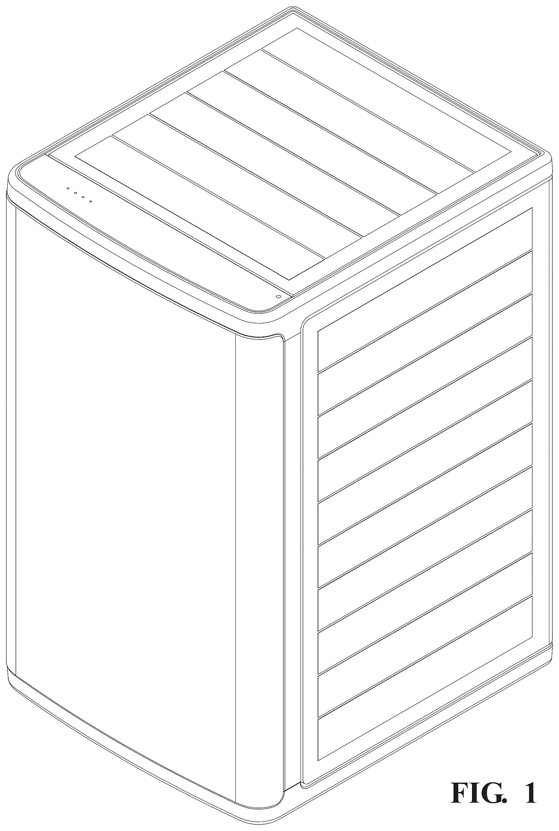 Patent USD1043614 — Outdoor speaker — Figure 1