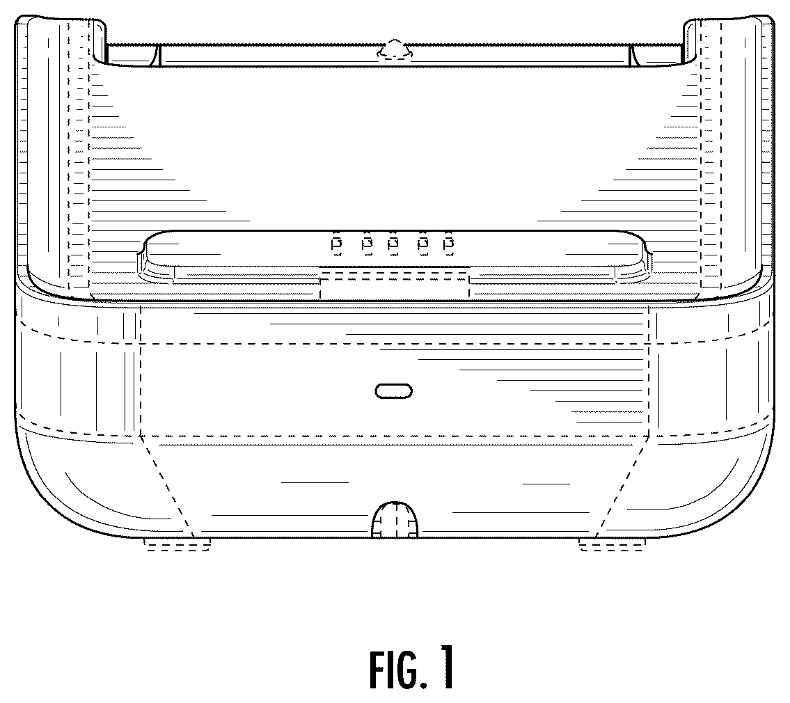 Patent USD1043617 — Reader device dock — Figure 1