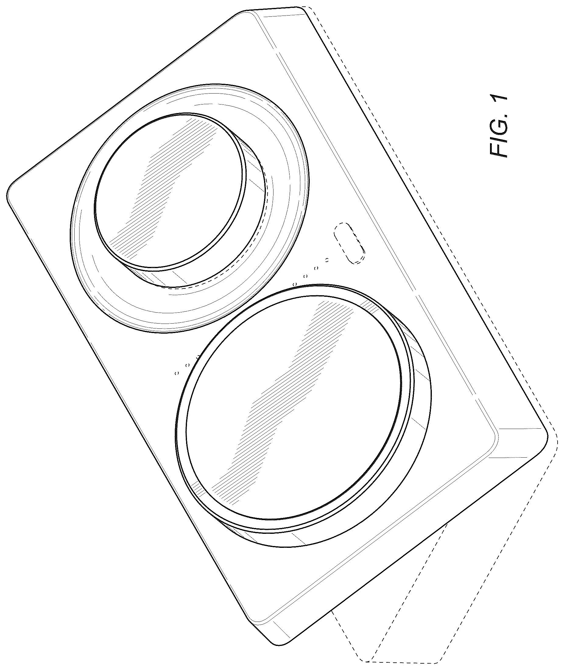 Patent USD1043618 Figure 1 – Audio controller