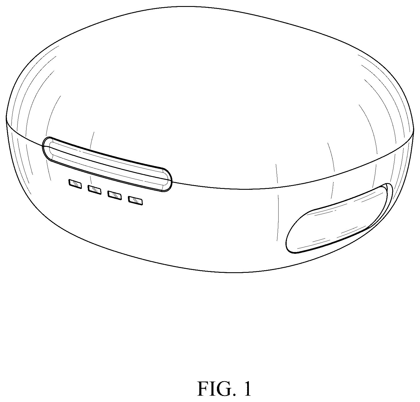 Patent USD1043621 Figure 1 – Wireless earbuds with charging case