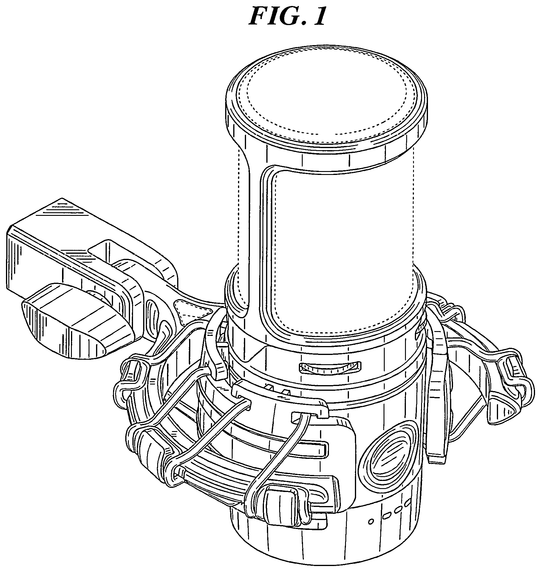 Patent USD1043627 Figure 1 – Microphone