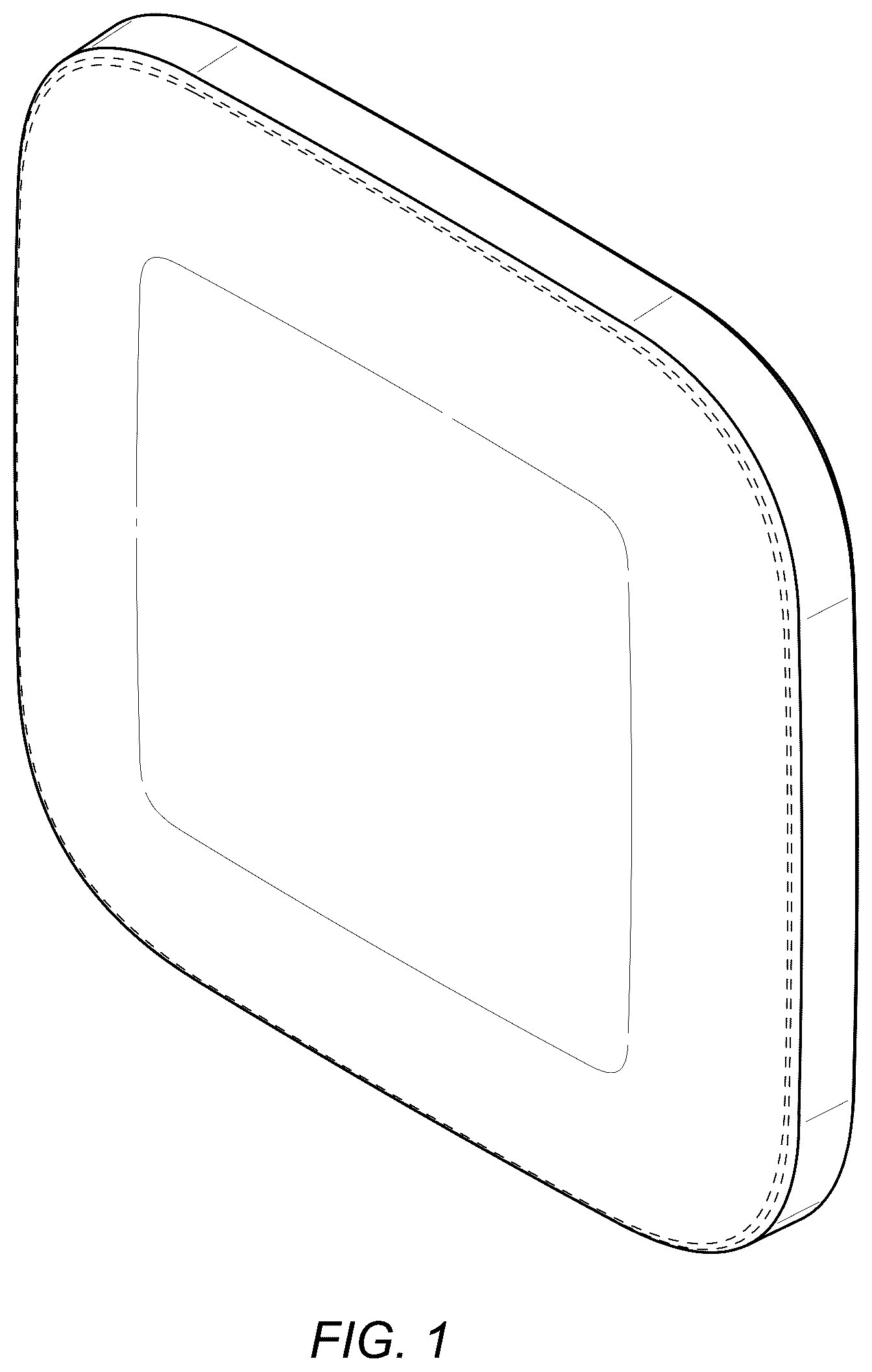 Patent USD1043628 Figure 1 – Microphone cover
