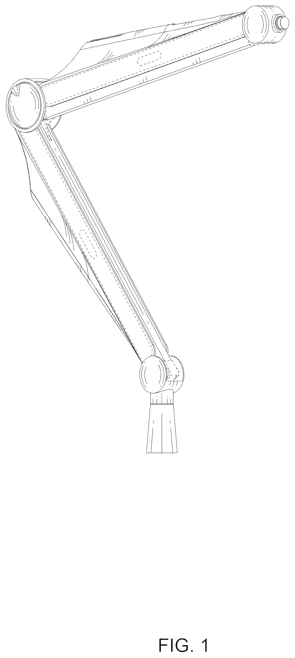 Patent USD1043629 — Microphone stand — Figure 1