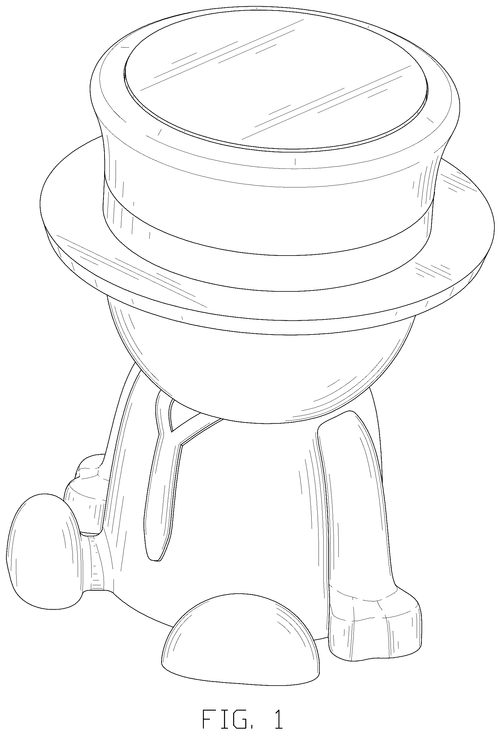 Patent USD1043652 Figure 1 – Magnetic car phone mount