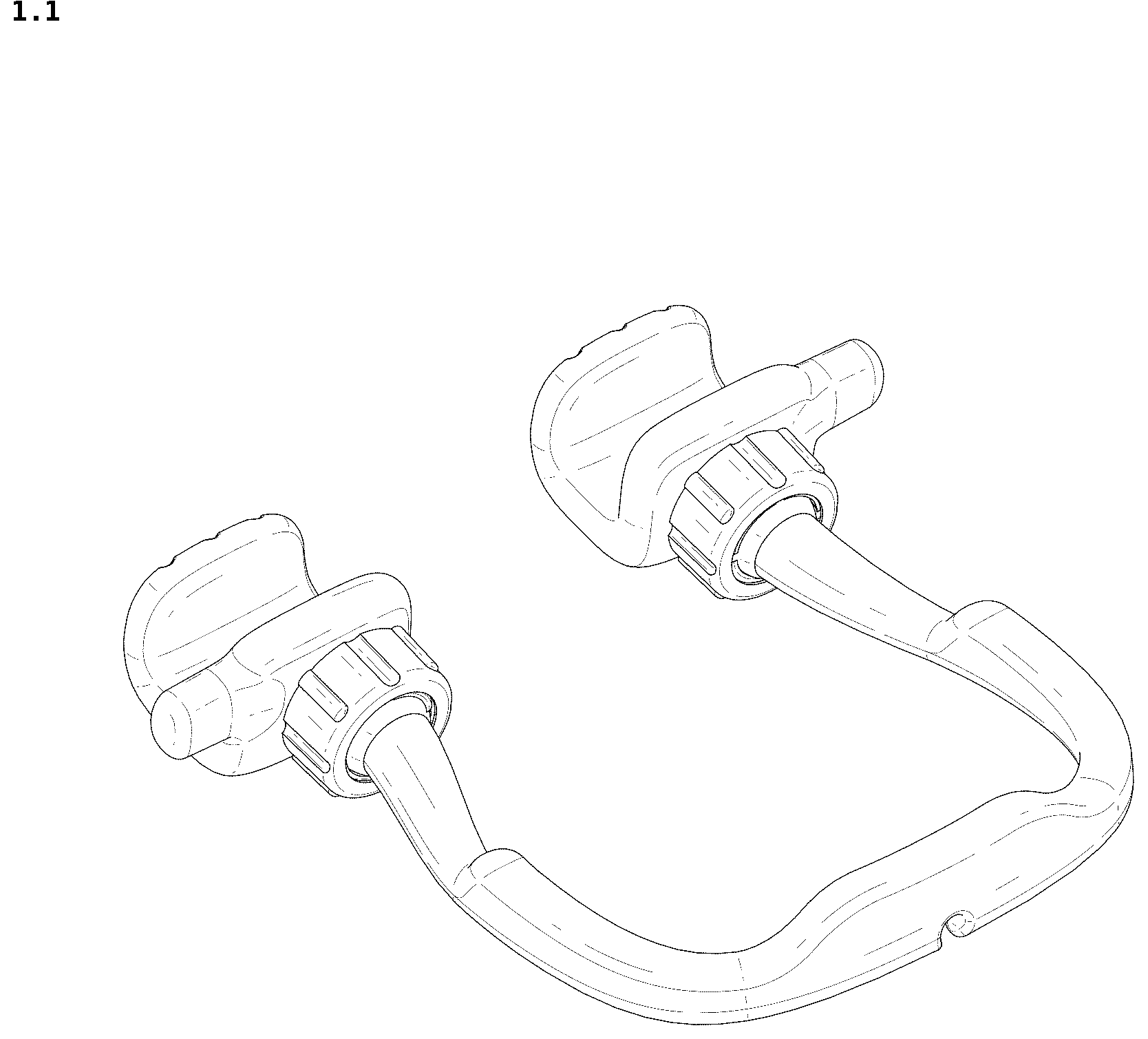Patent USD1043653 Figure 1 – Stand for mobile telephones