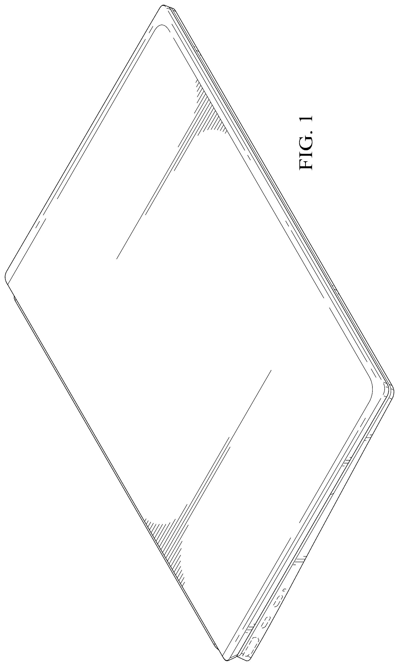 Patent USD1043658 Figure 1 – Information handling system
