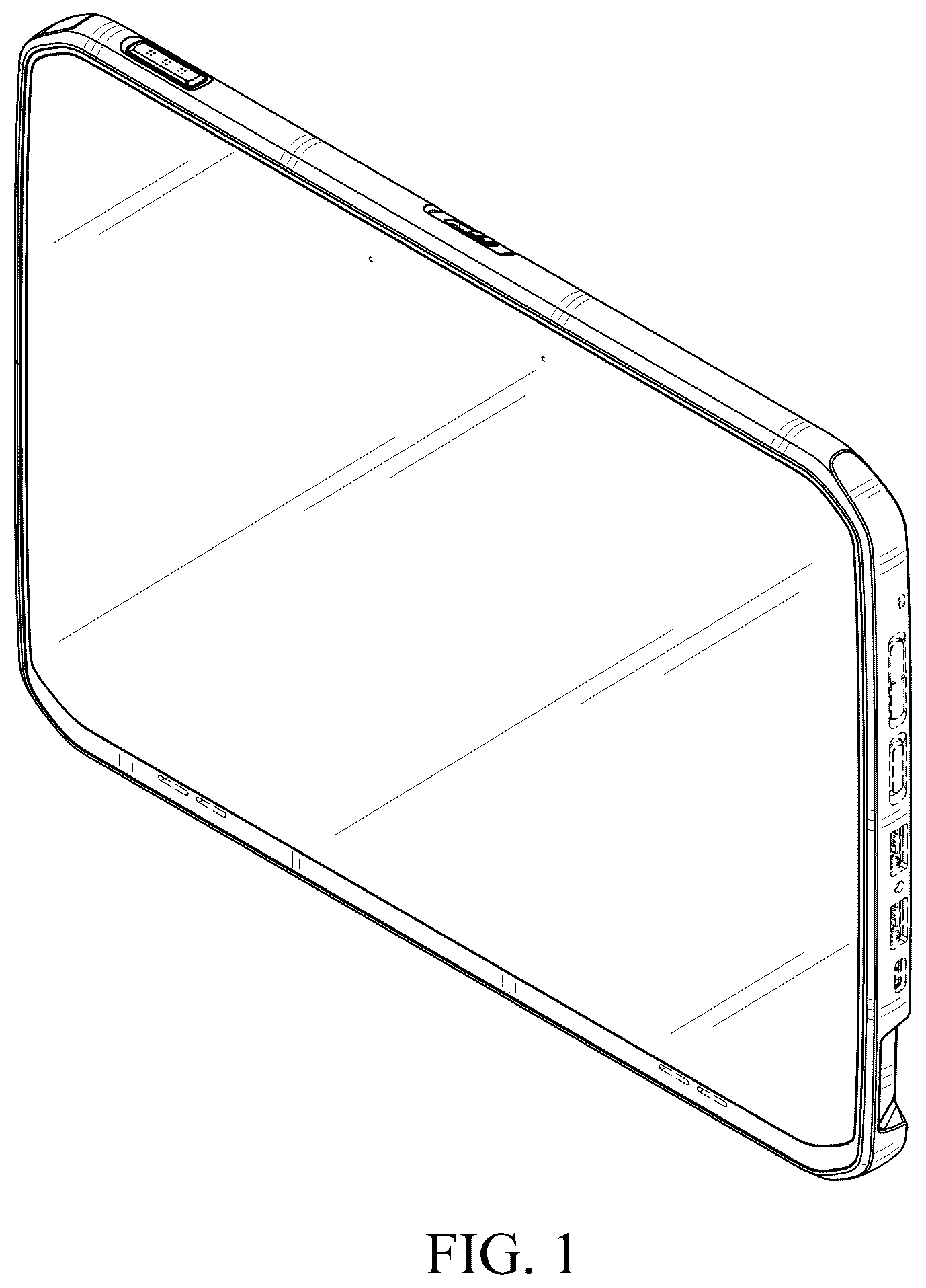 Patent USD1043662 — Mobile computing device — Figure 1