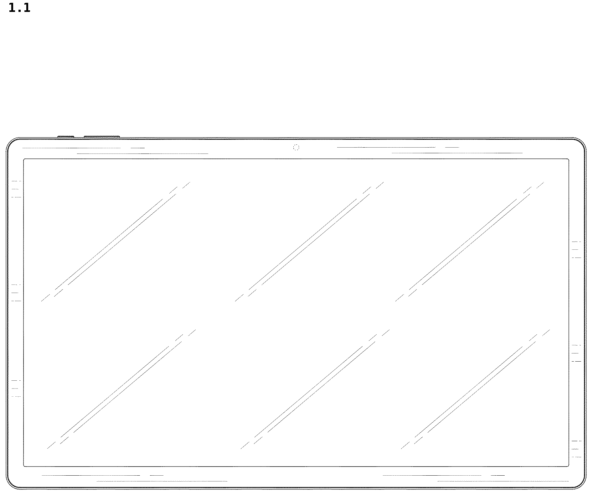 Patent USD1043663 — Tablet computer — Figure 1