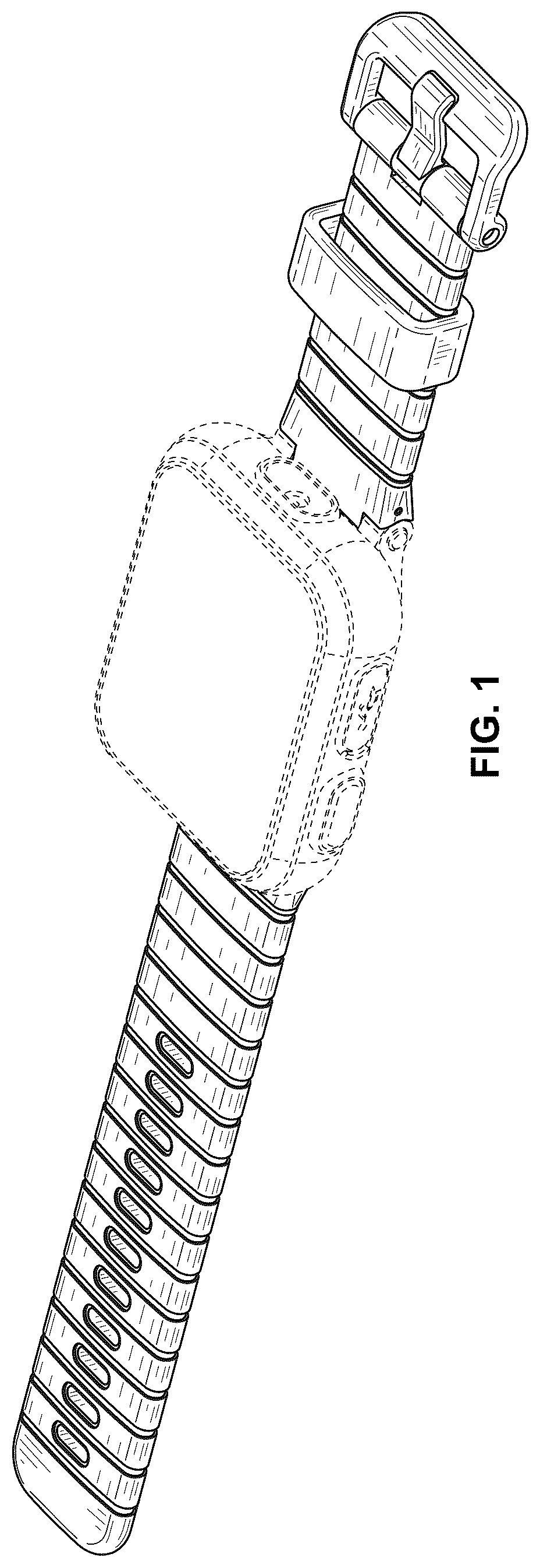 Patent USD1043664 Figure 1 – Wearable electronic device