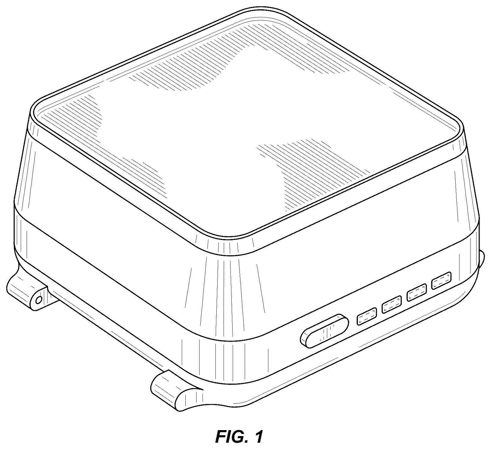 Patent USD1043665 — Light therapy device — Figure 1