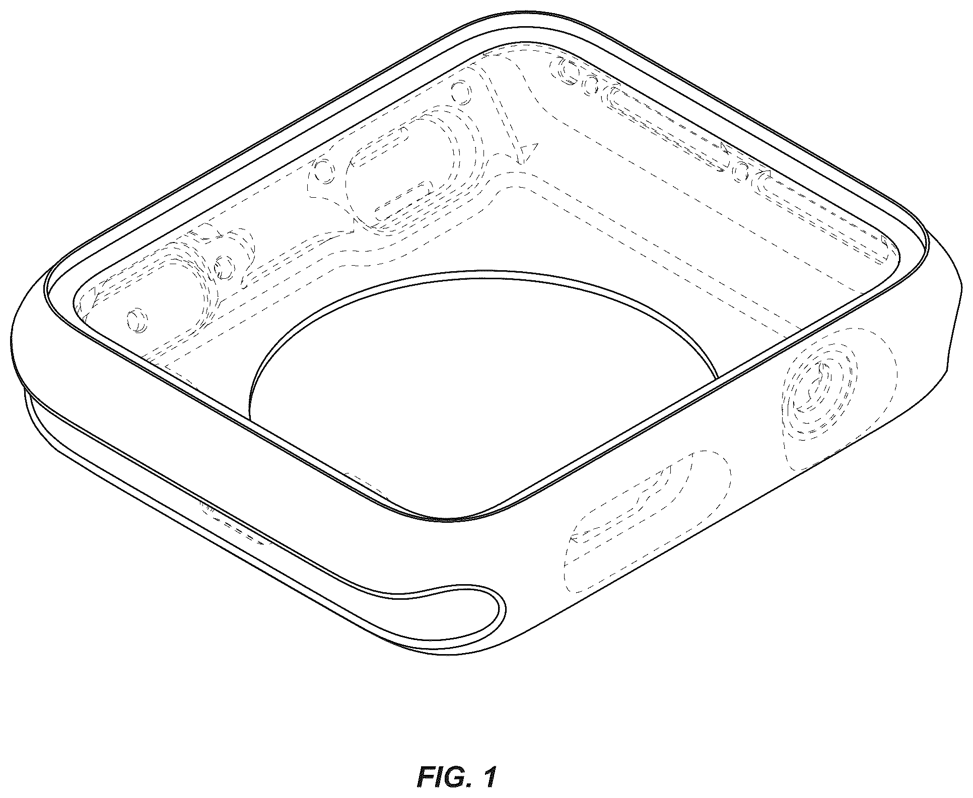 Patent USD1043666 — Housing for an electronic device — Figure 1