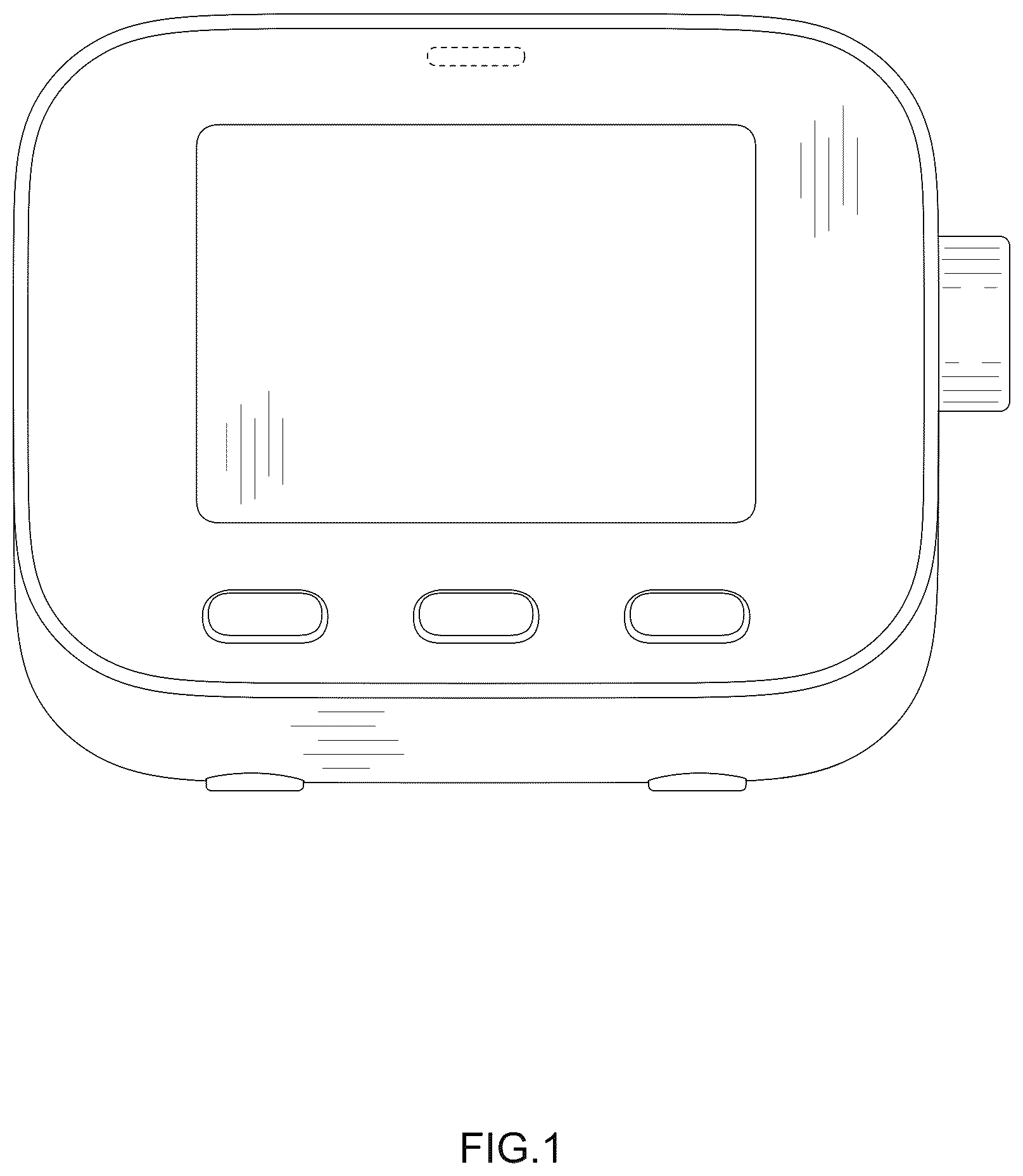 Patent USD1043673 — Display device — Figure 1