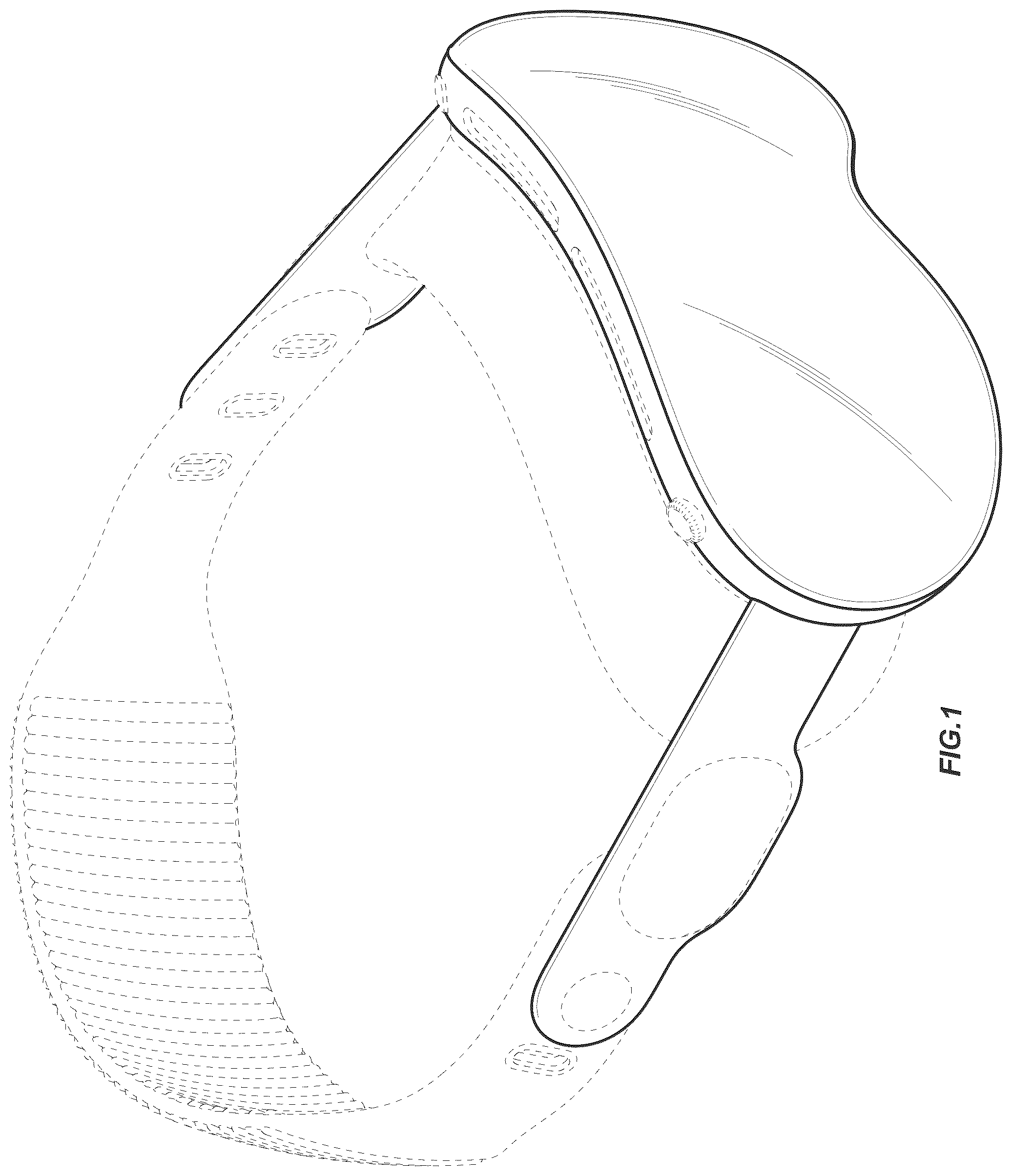 Patent USD1043674 Figure 1 – Head-mounted display